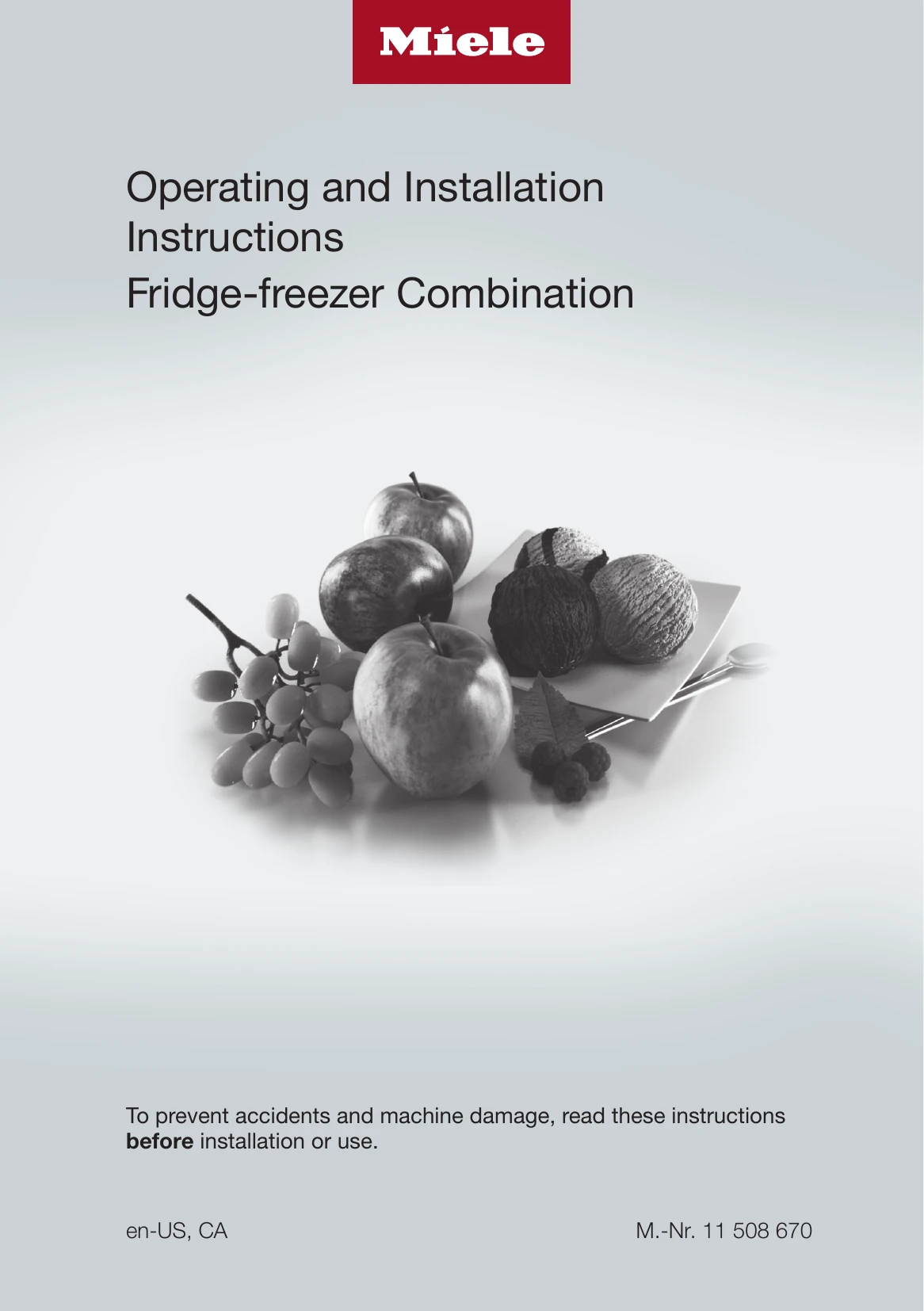 Manual for 11 508 670