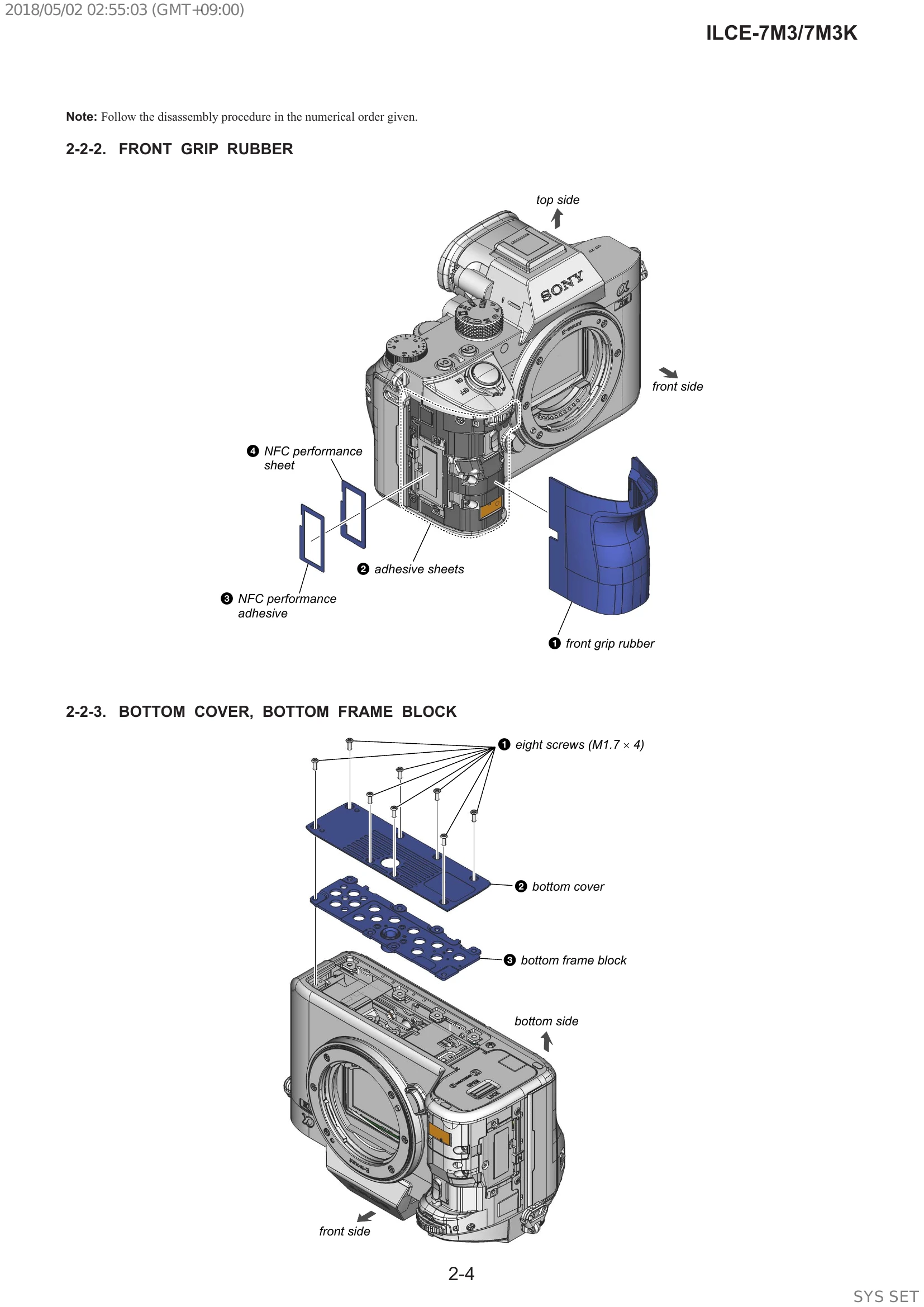 Manual for ILCE-7M3/7M3K