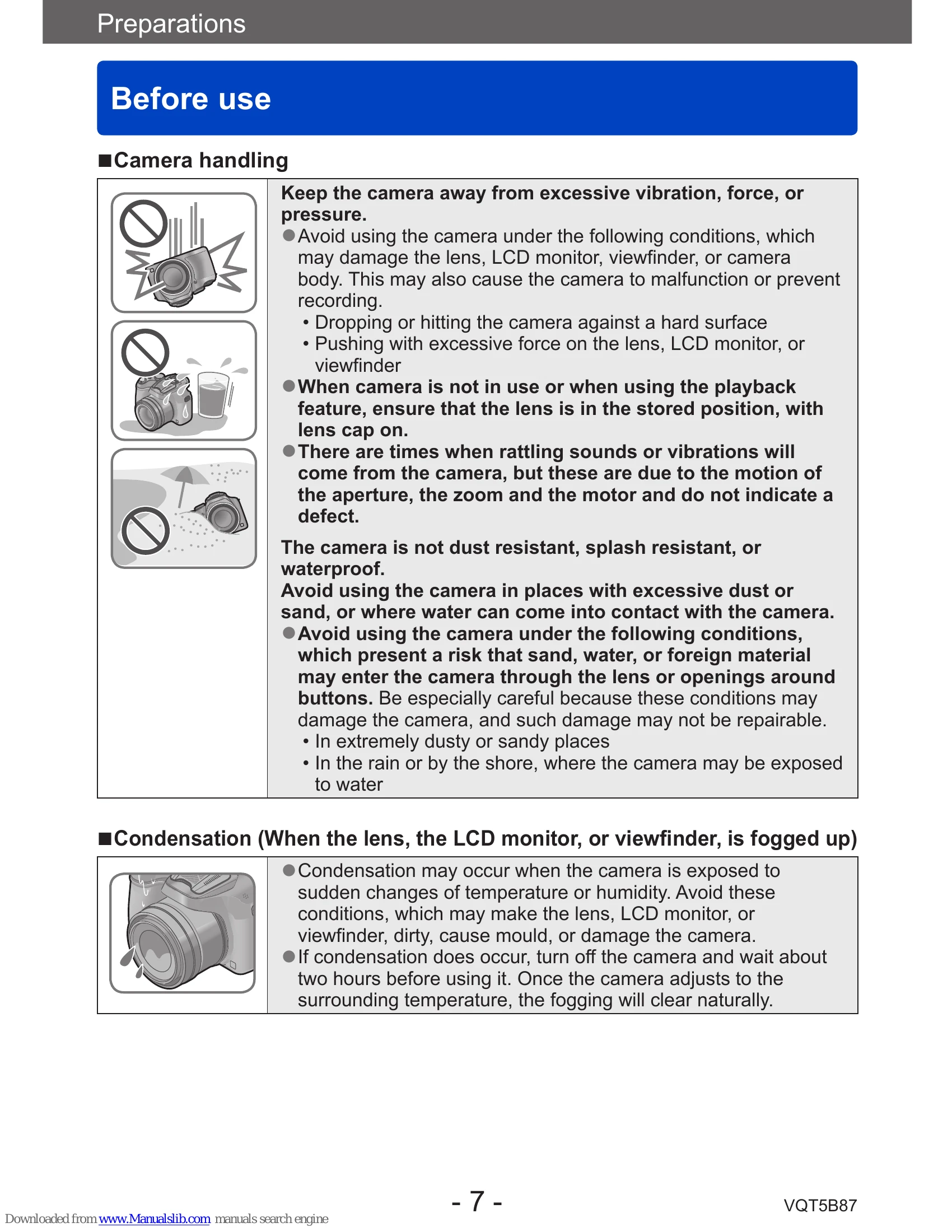 Manual for DMC-FZ72