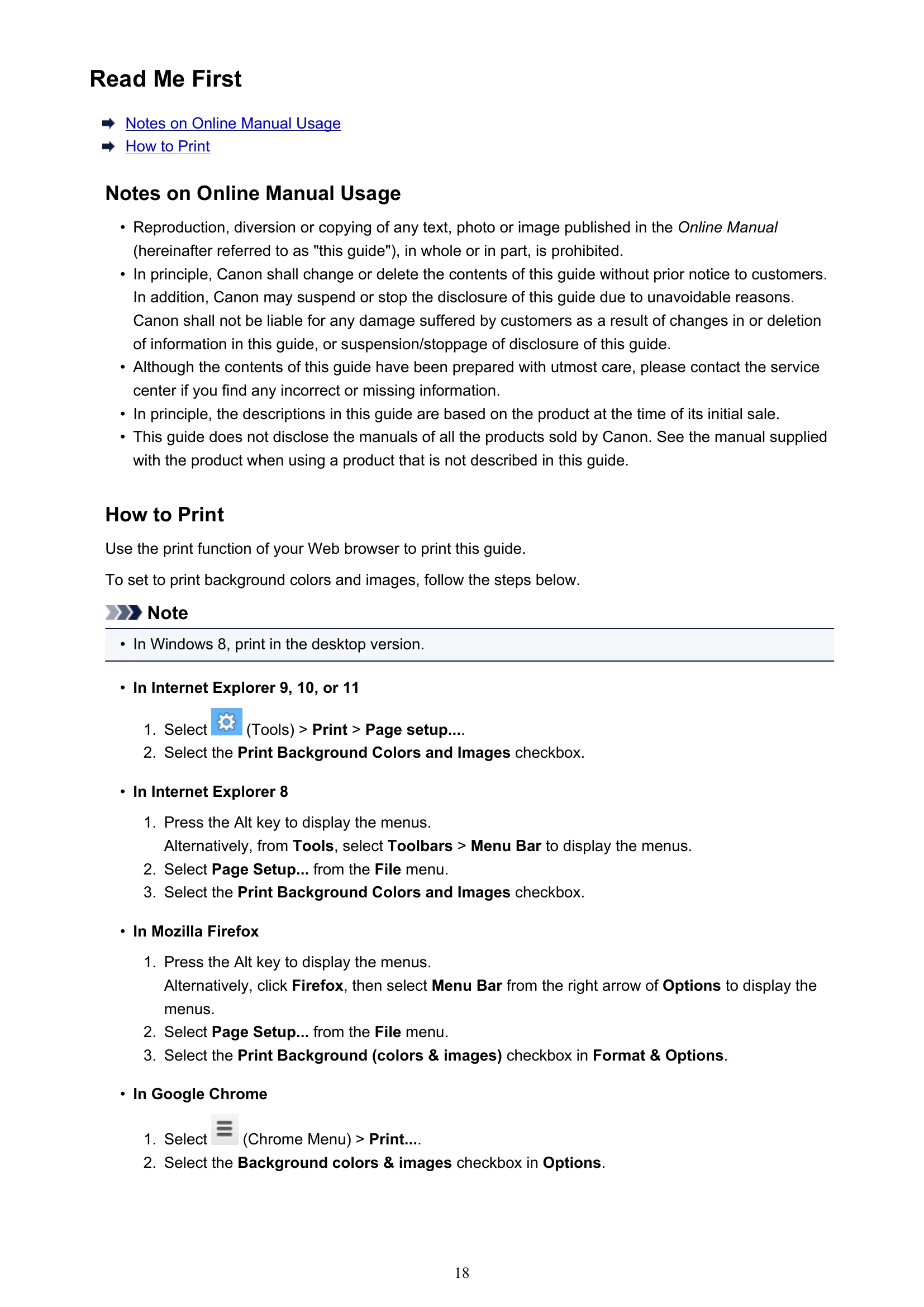 Manual for MX490 series