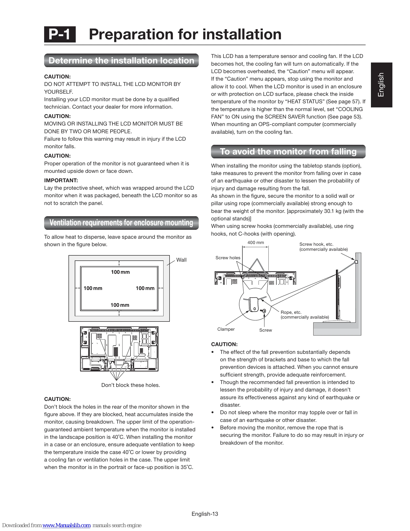 Manual for MDT552S