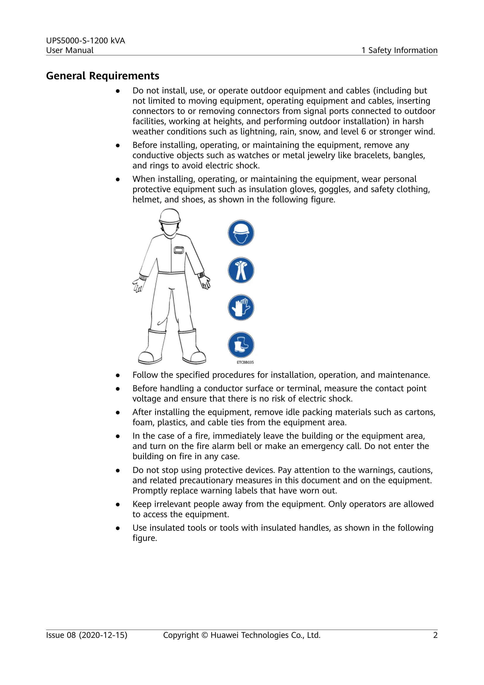 Manual for UPS5000-S-1200 kVA