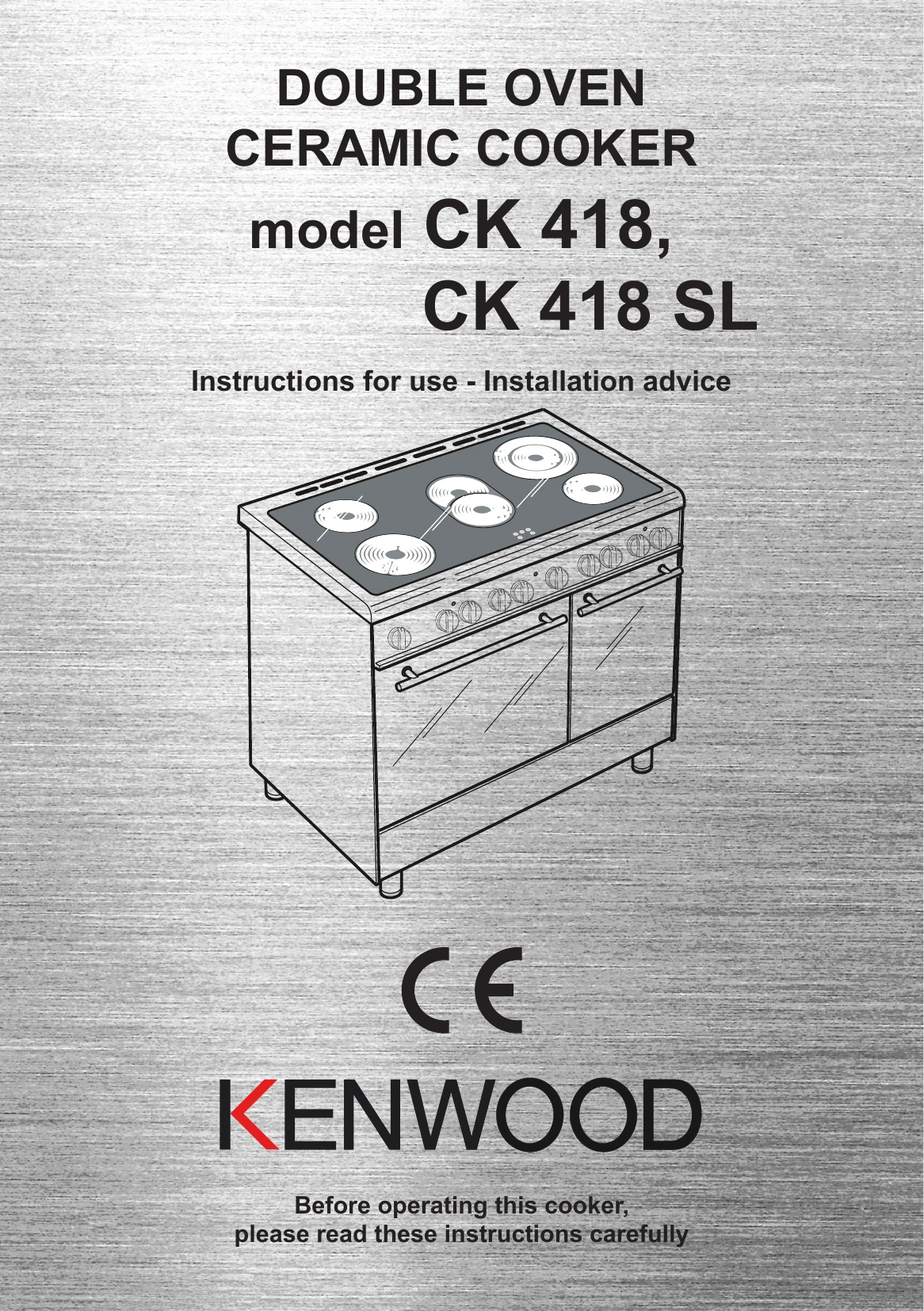 Manual for CK 418