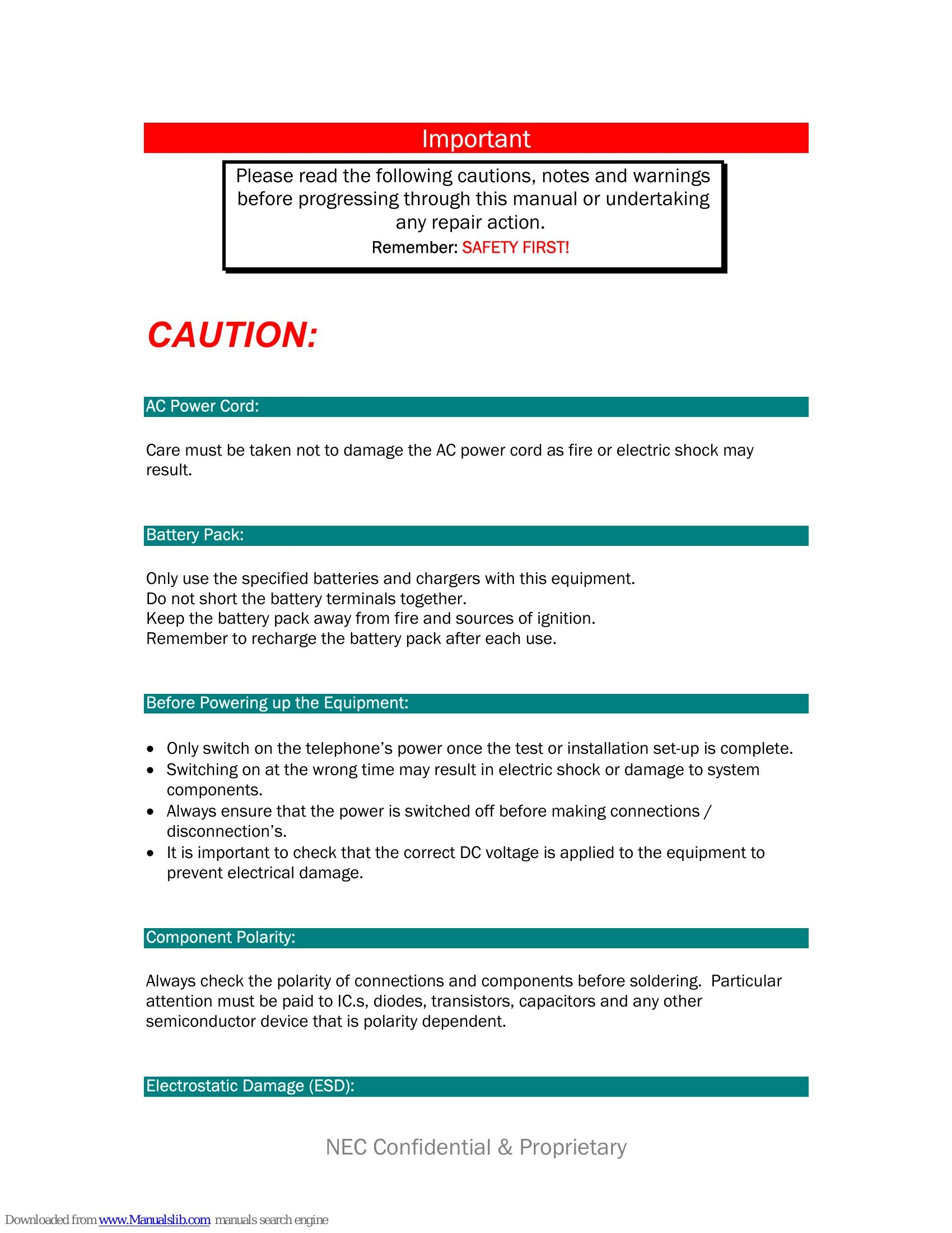 Manual for N8