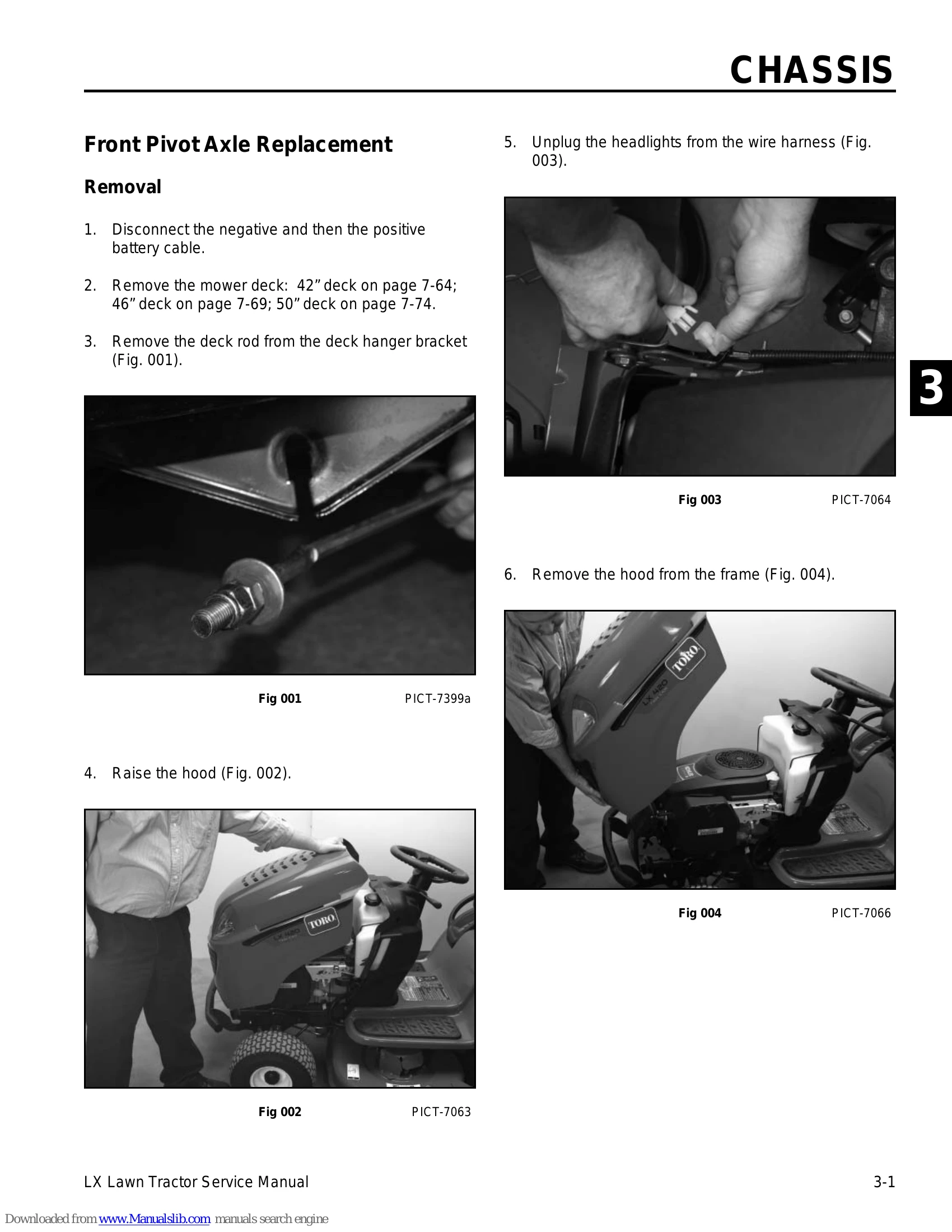 Manual for LX Lawn Tractor