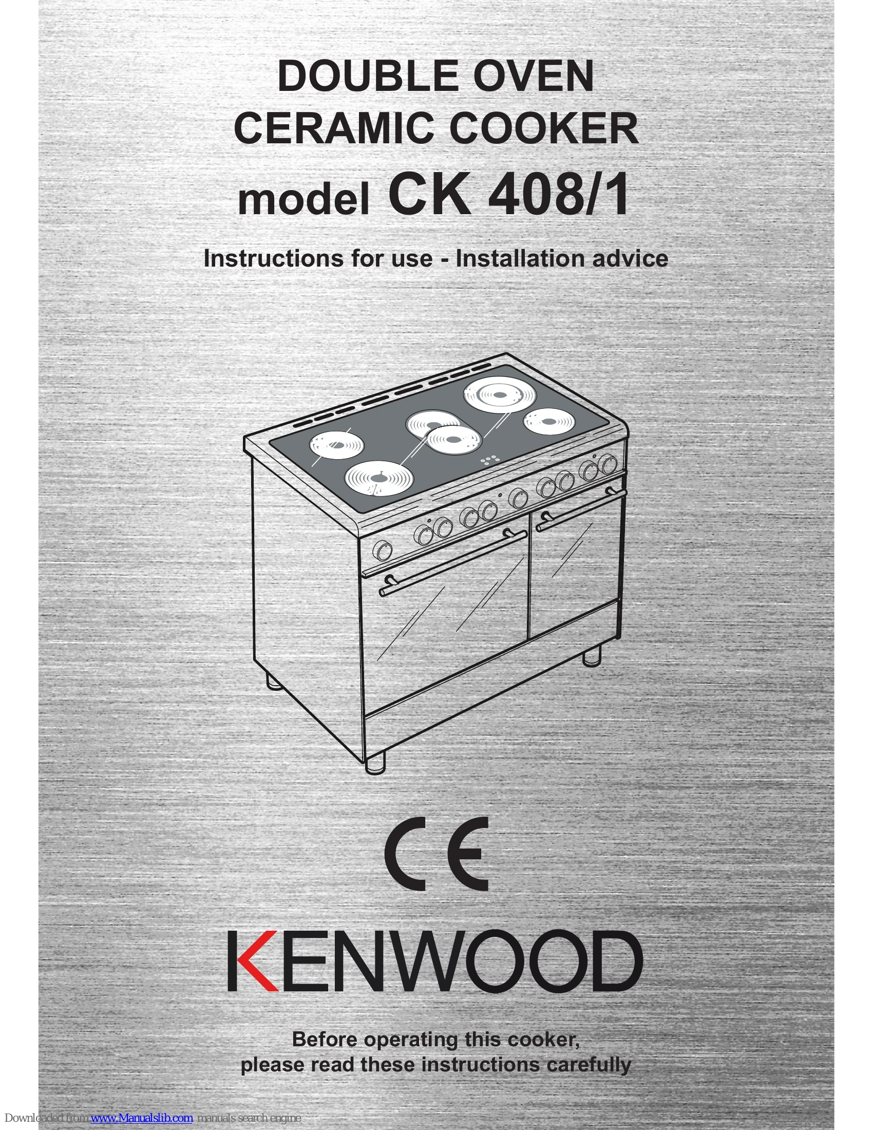 Manual for CK 408/1
