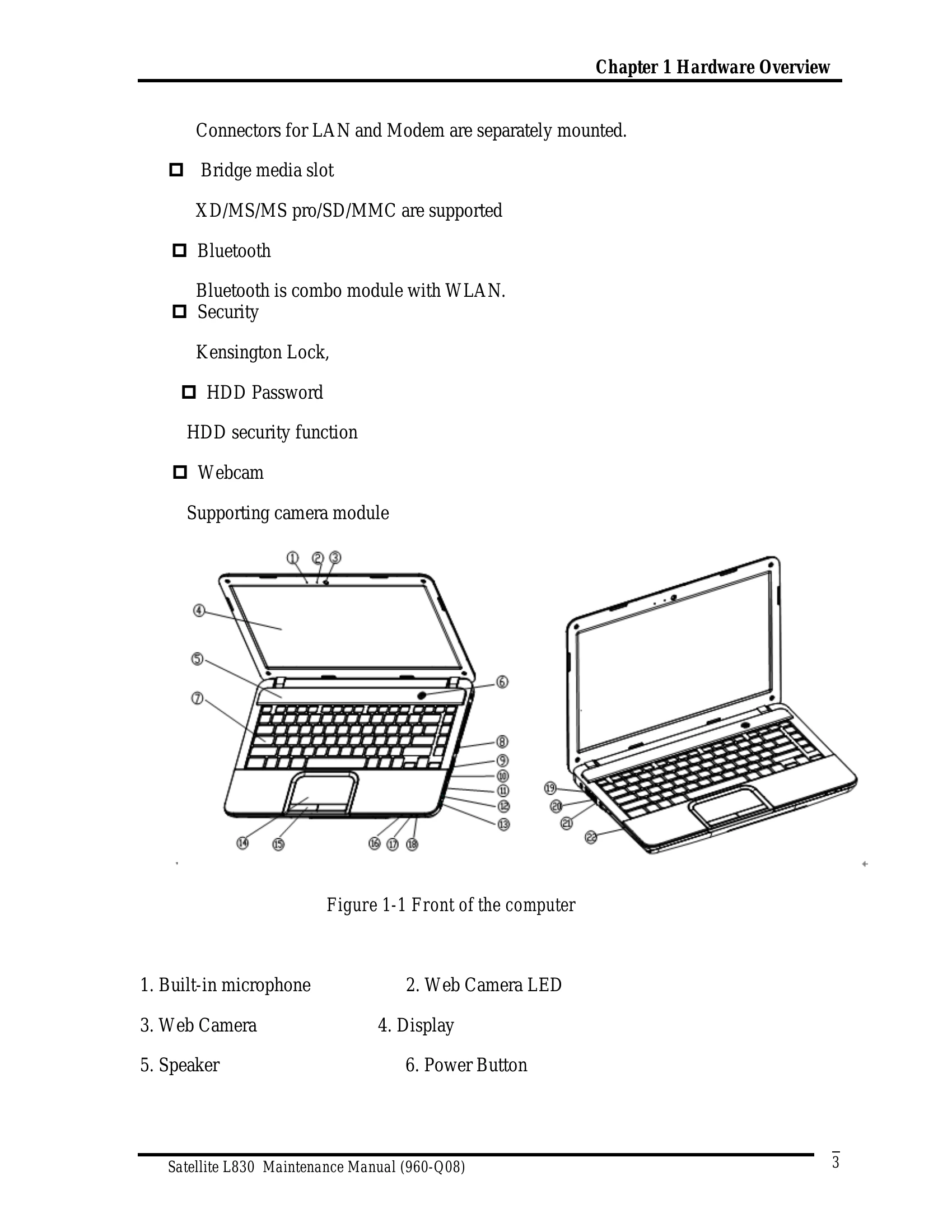 Manual for Satellite L830