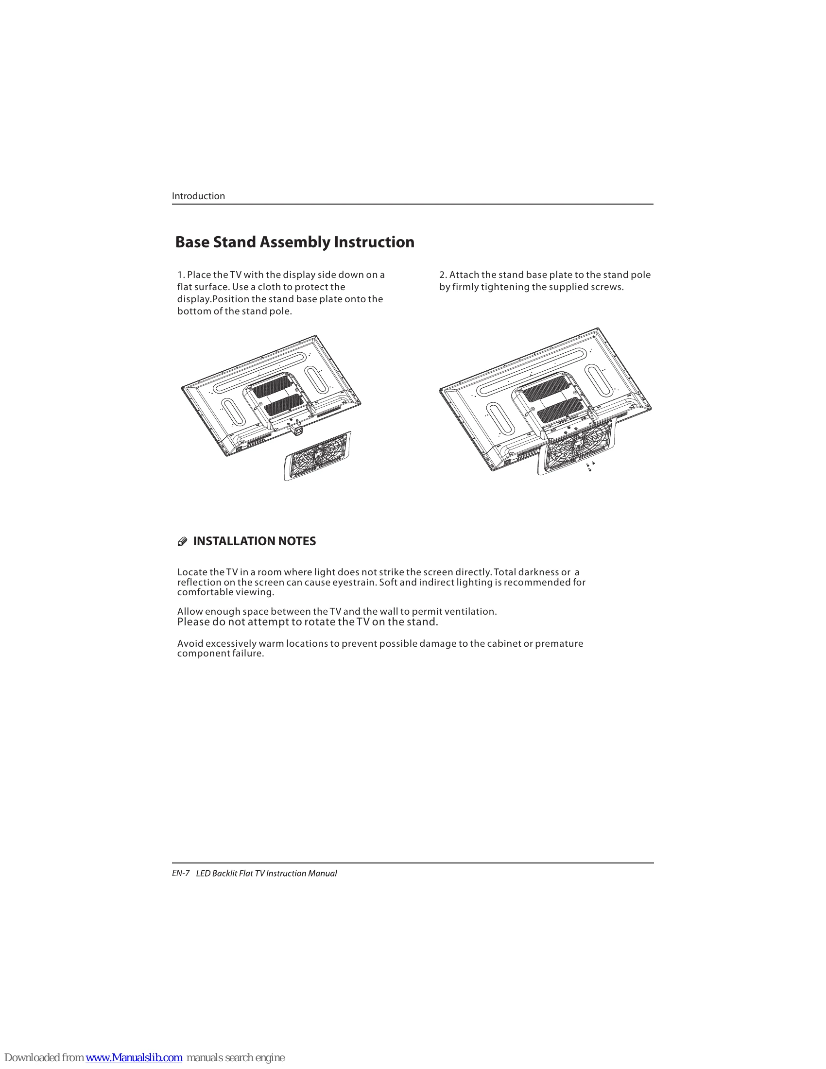 Manual for LE32C800C