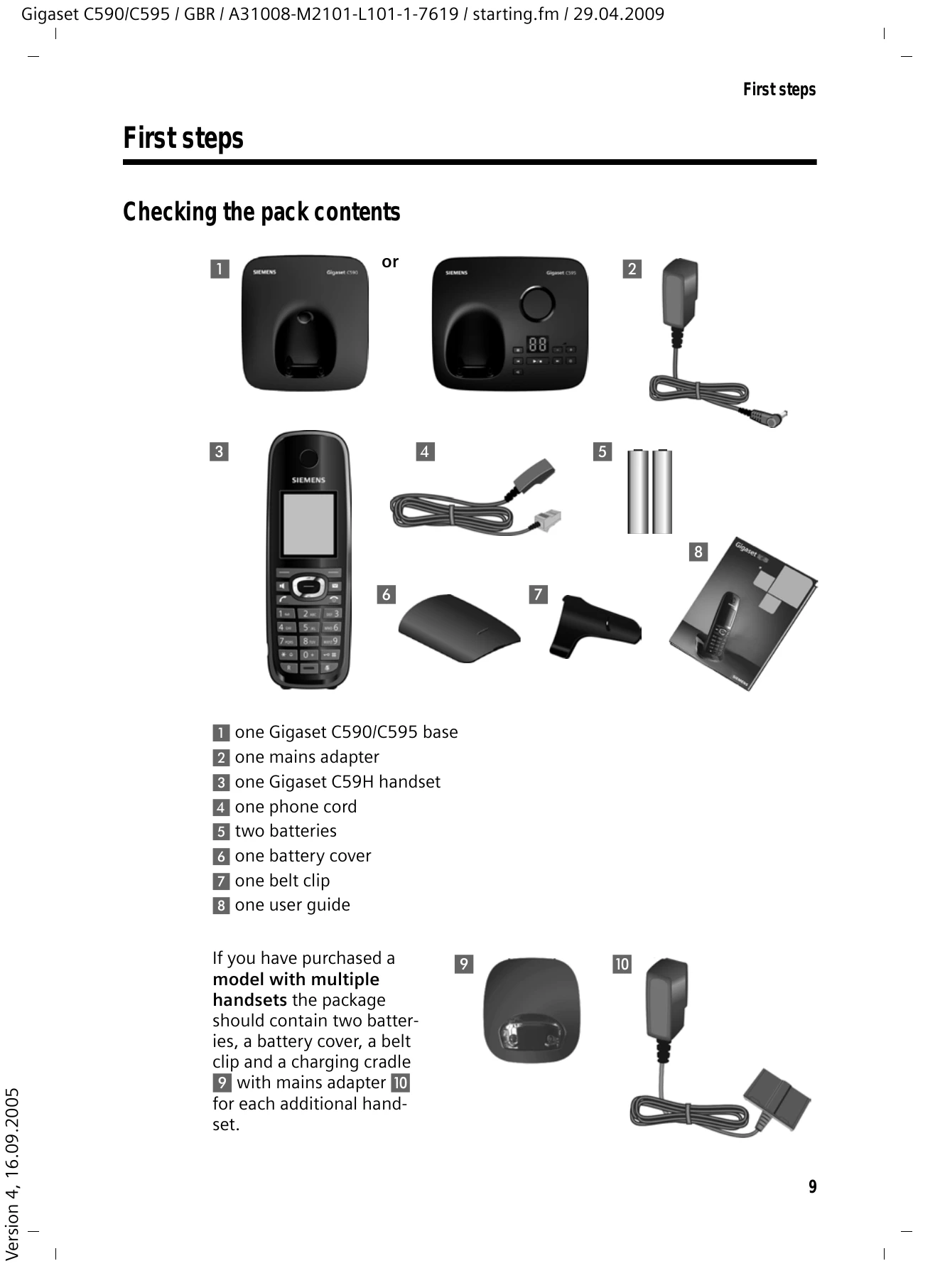 Manual for C590 - C595