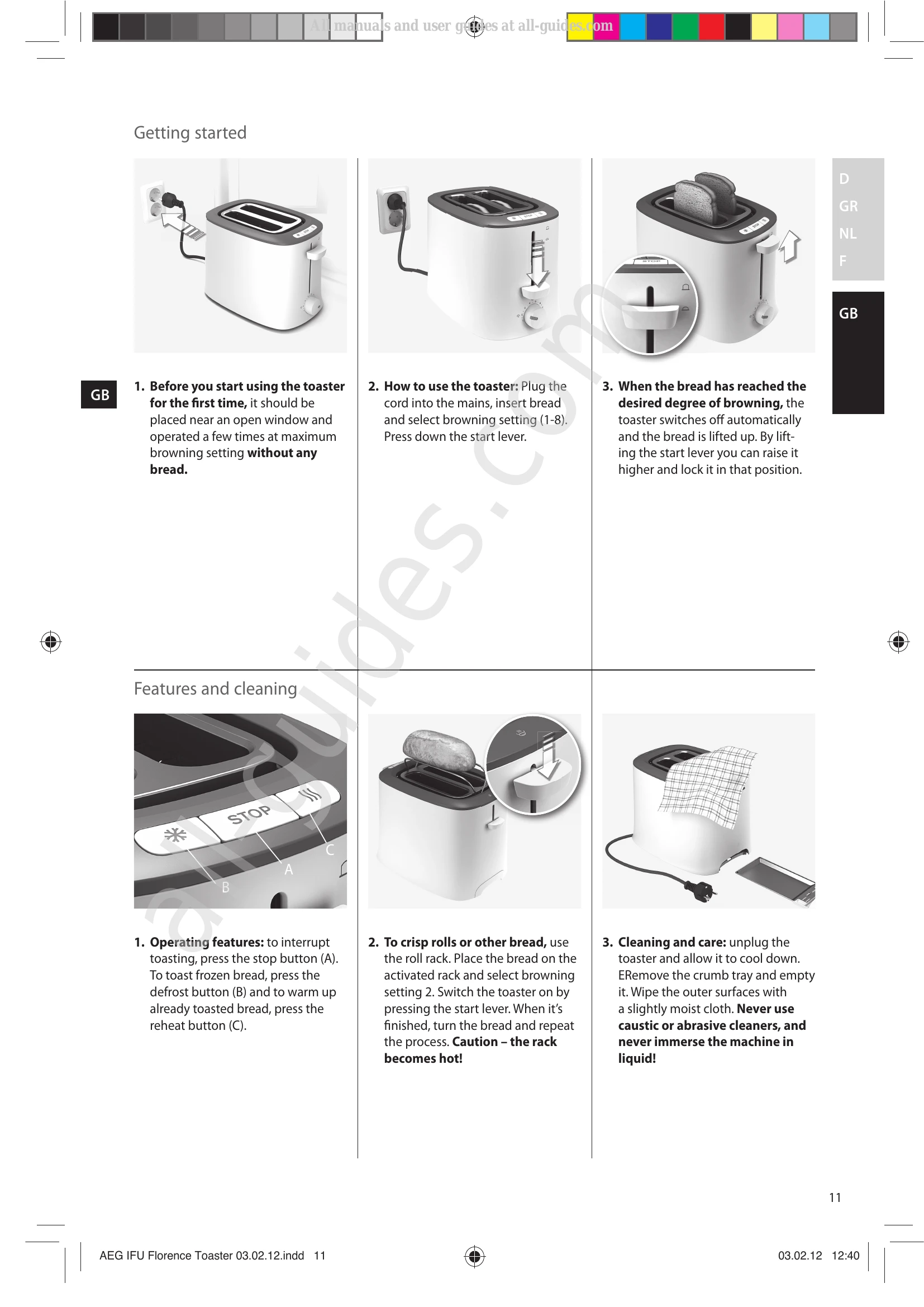 Manual for AT 5110/5210