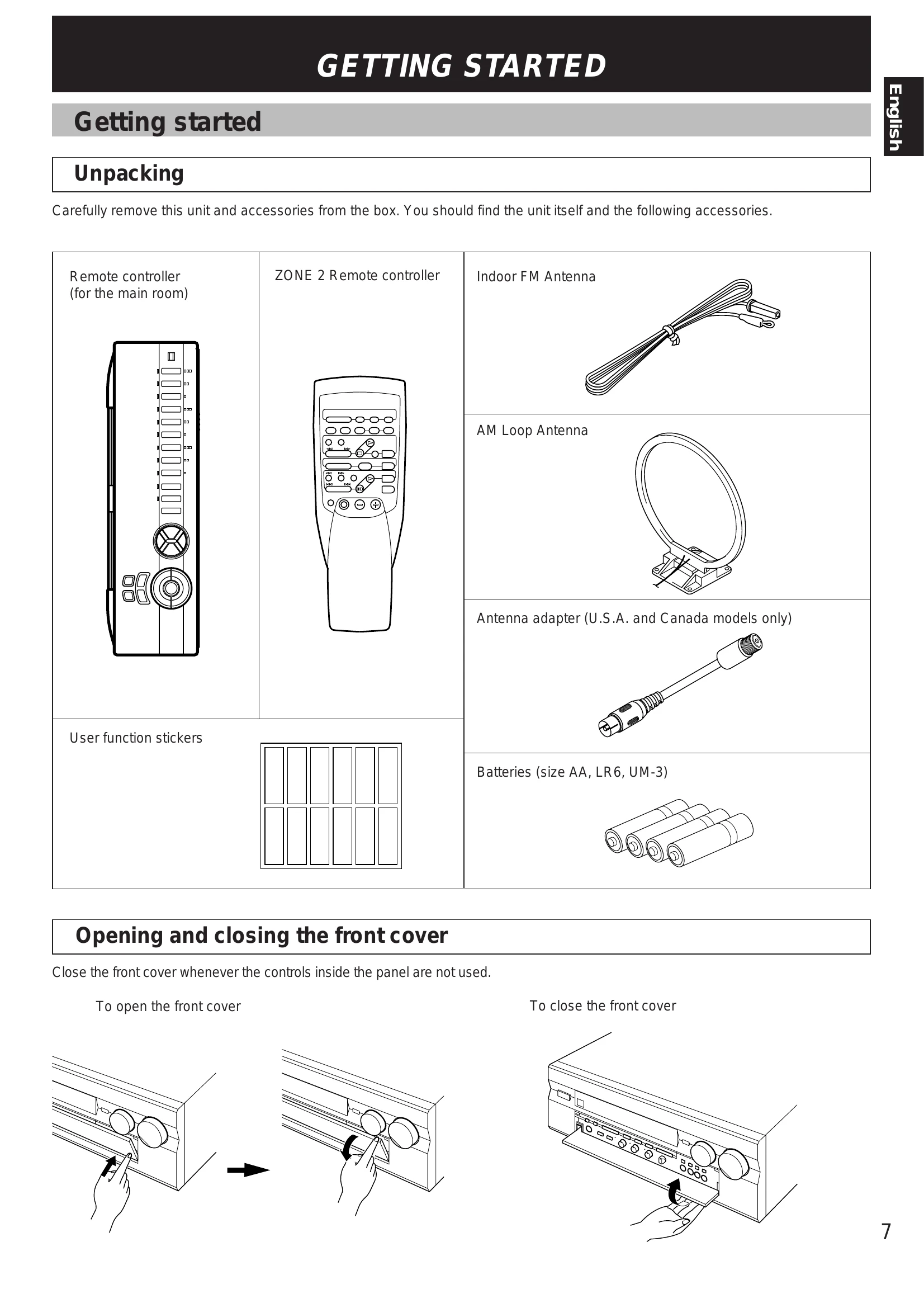Manual for RX-V2095