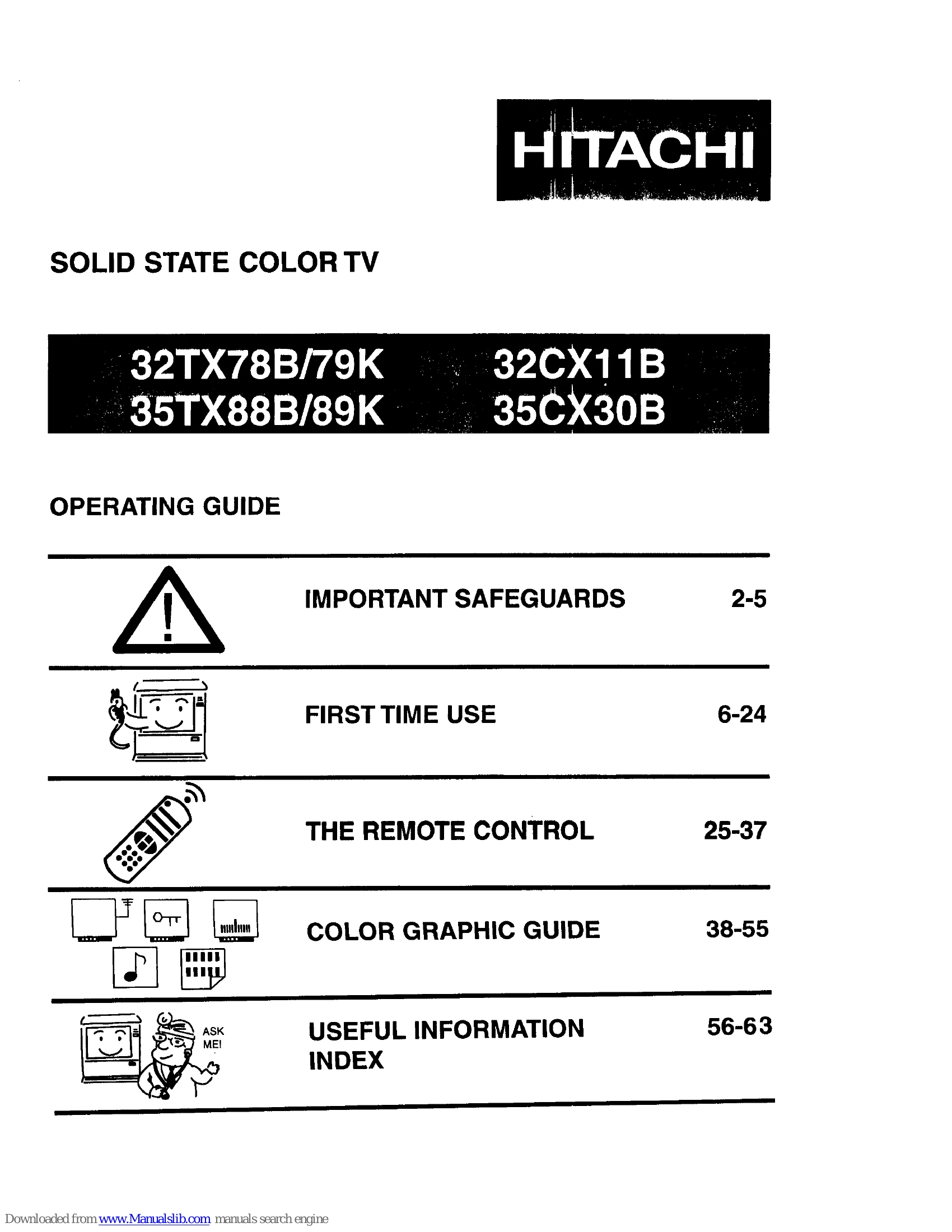 Manual for 32TX78B/79K
