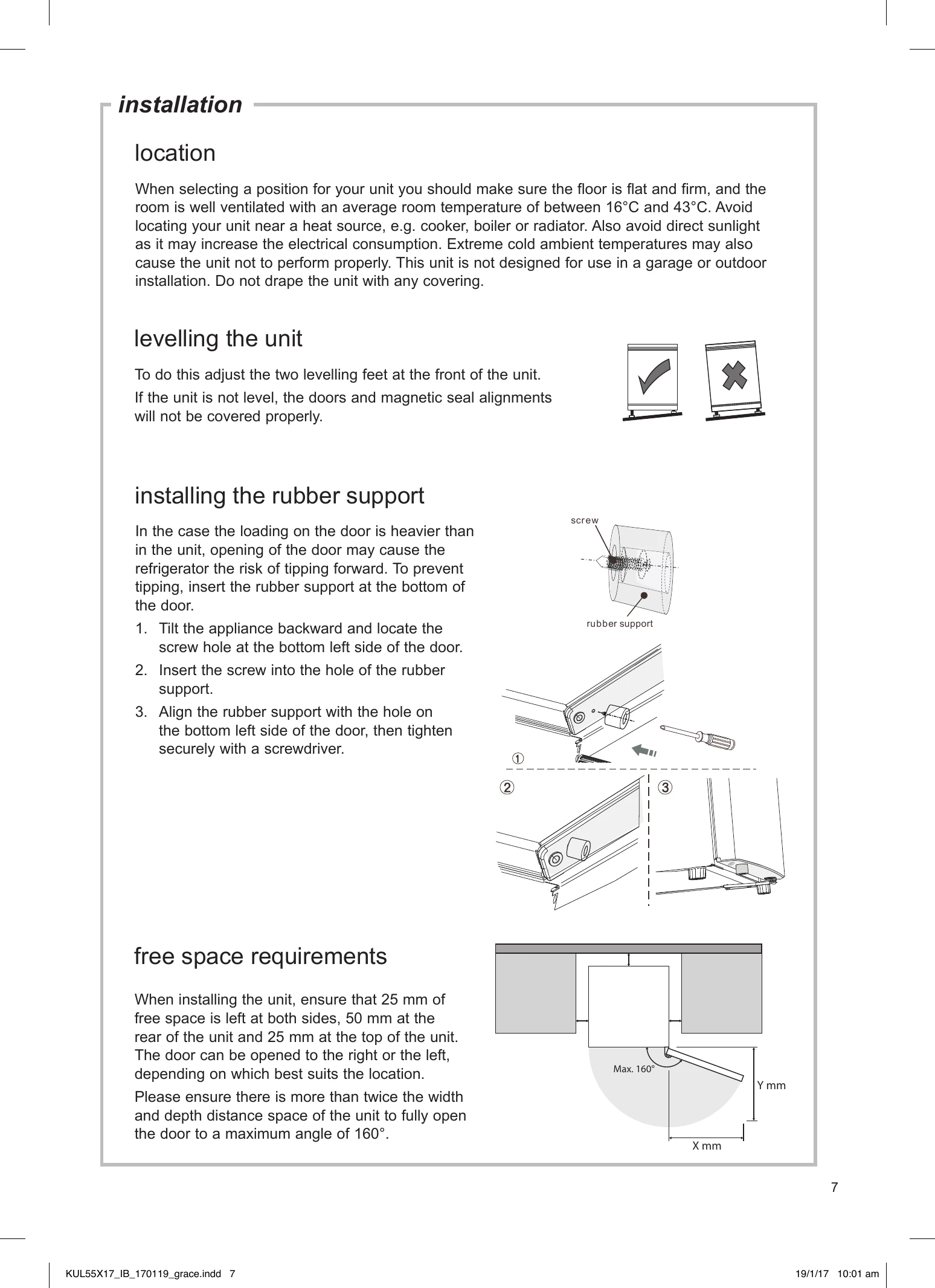 Manual for KUL55X17