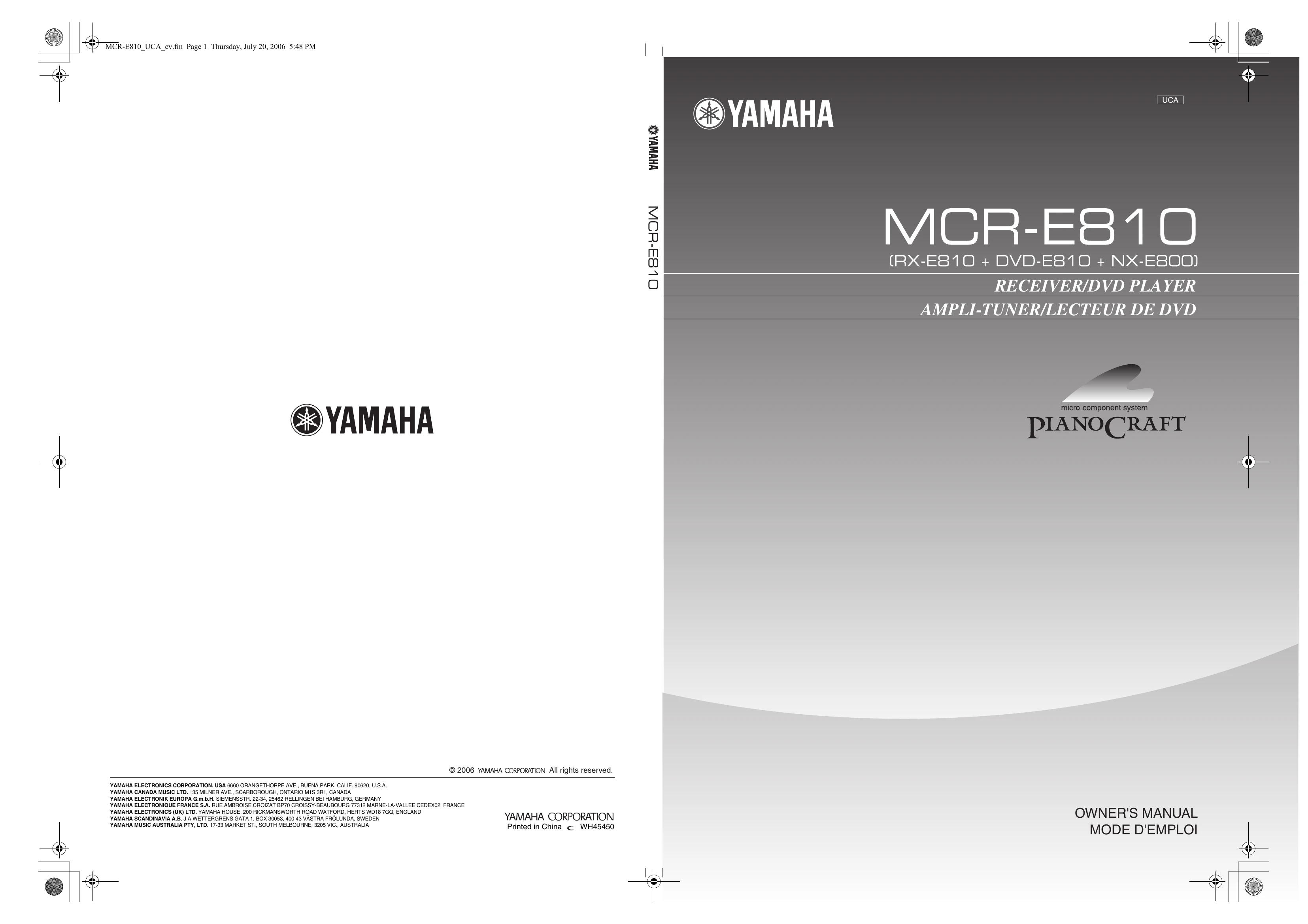 Manual for MCR-E810