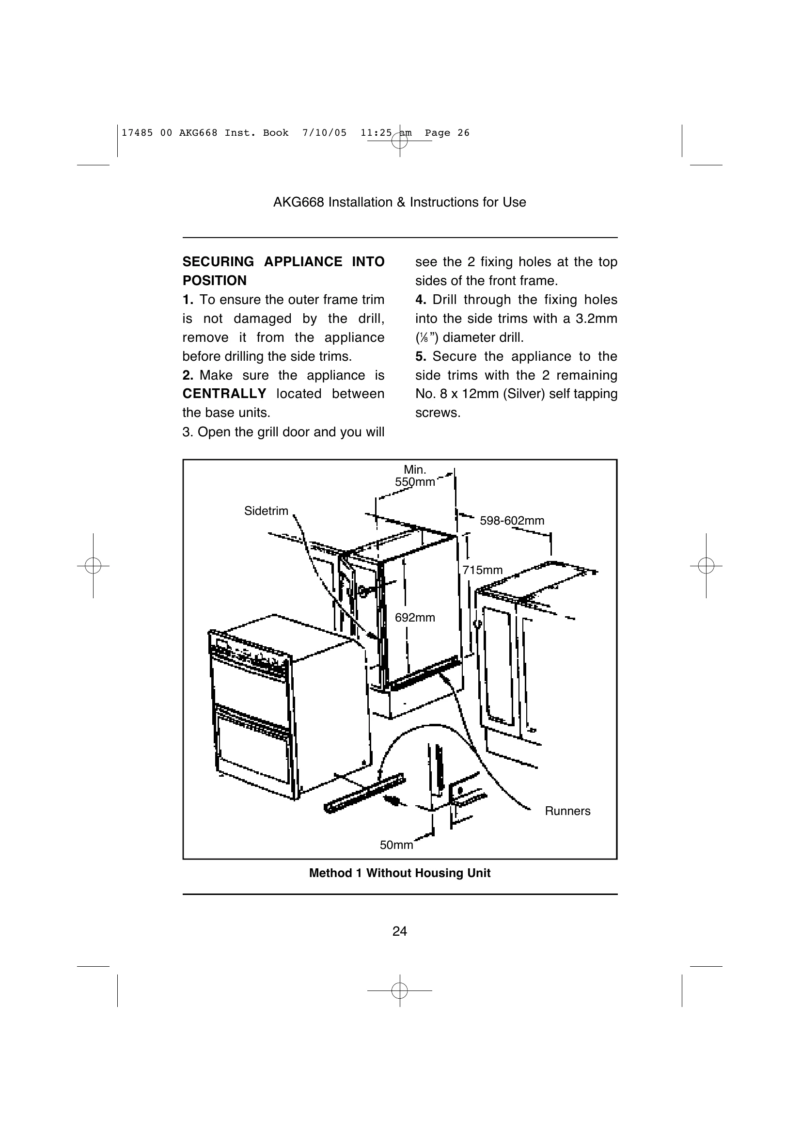 Installation Guide for AKG668