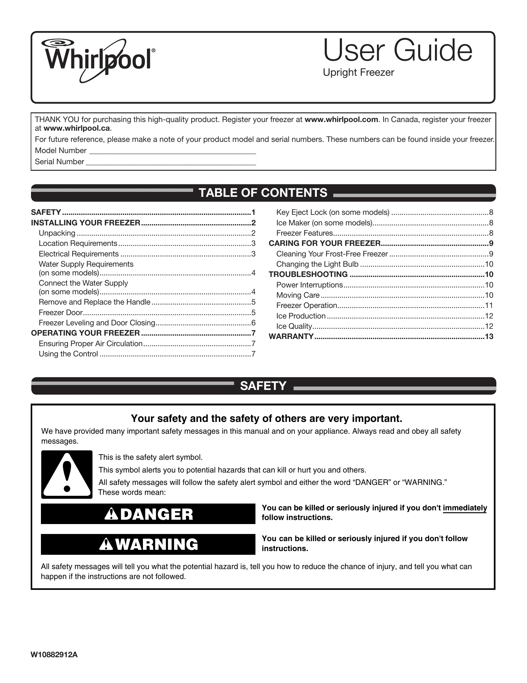 Manual for WZF34X20DW01