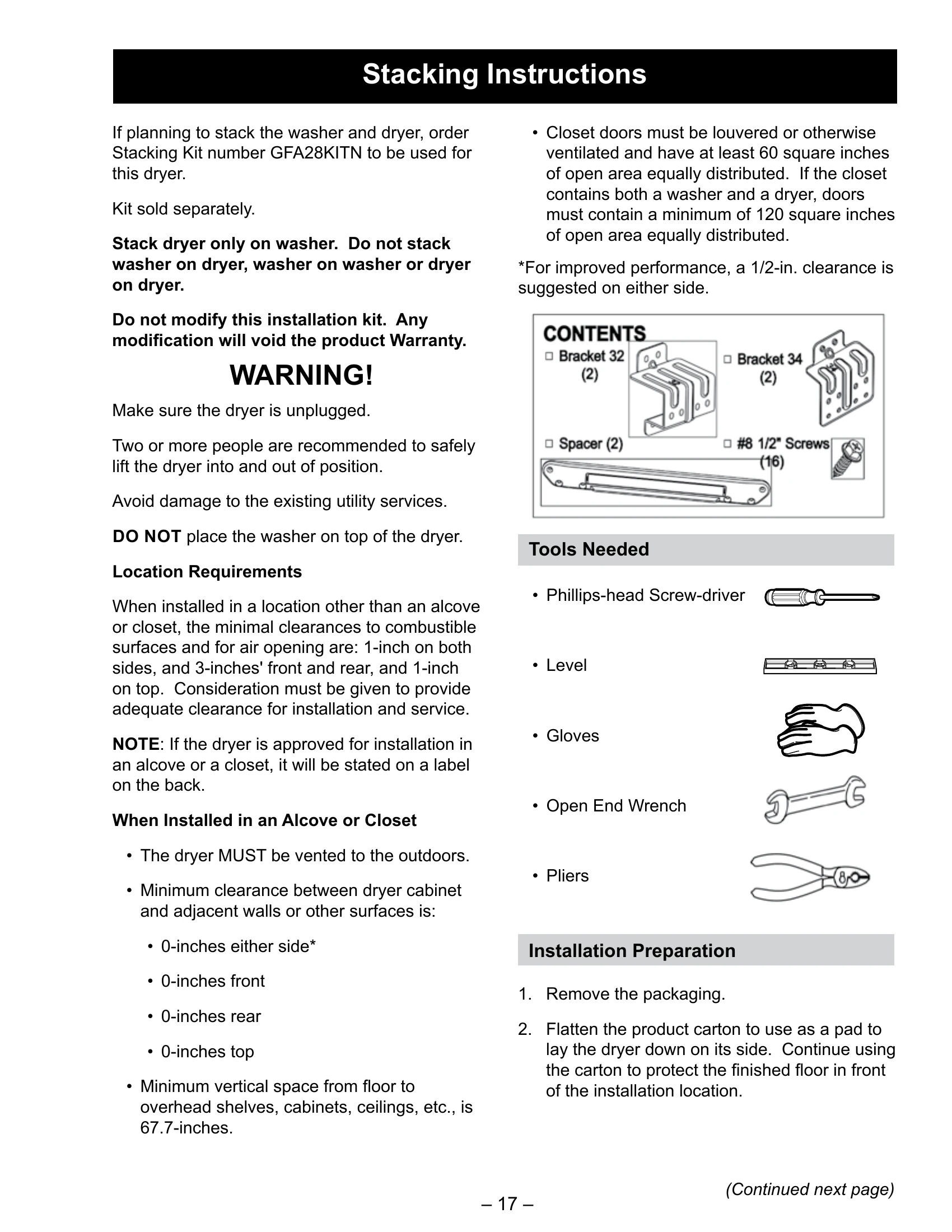 Manual for GFD55ESSN