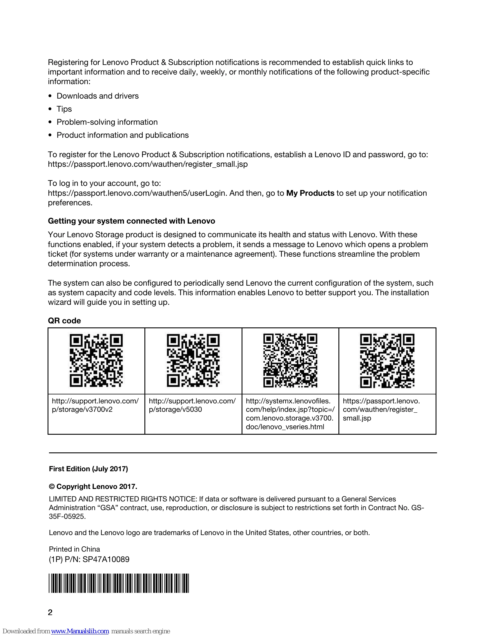 Manual for Storage V3700 V2/V3700 V2 XP/V5030