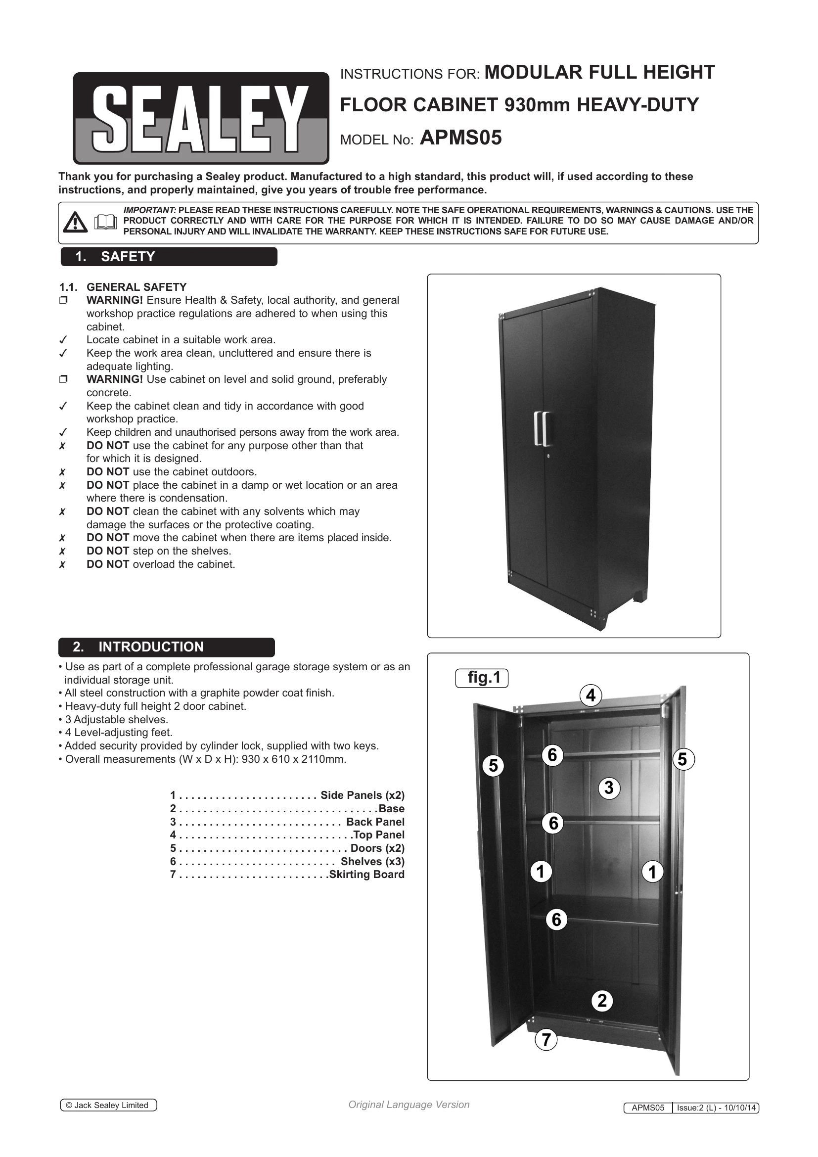 Manual for APMS05