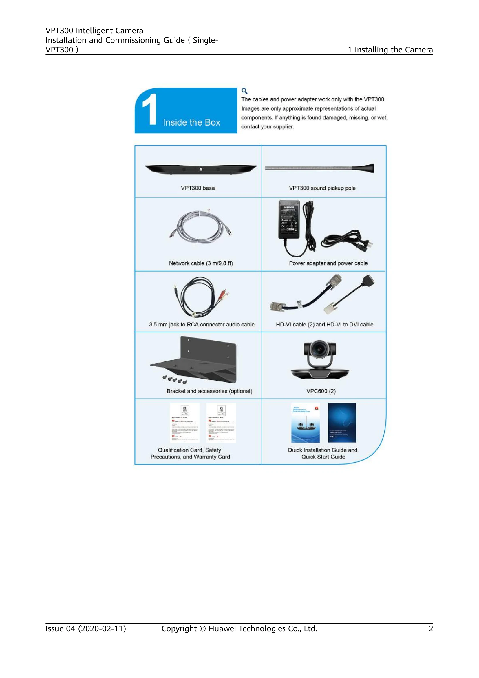 Installation Guide for VPT300