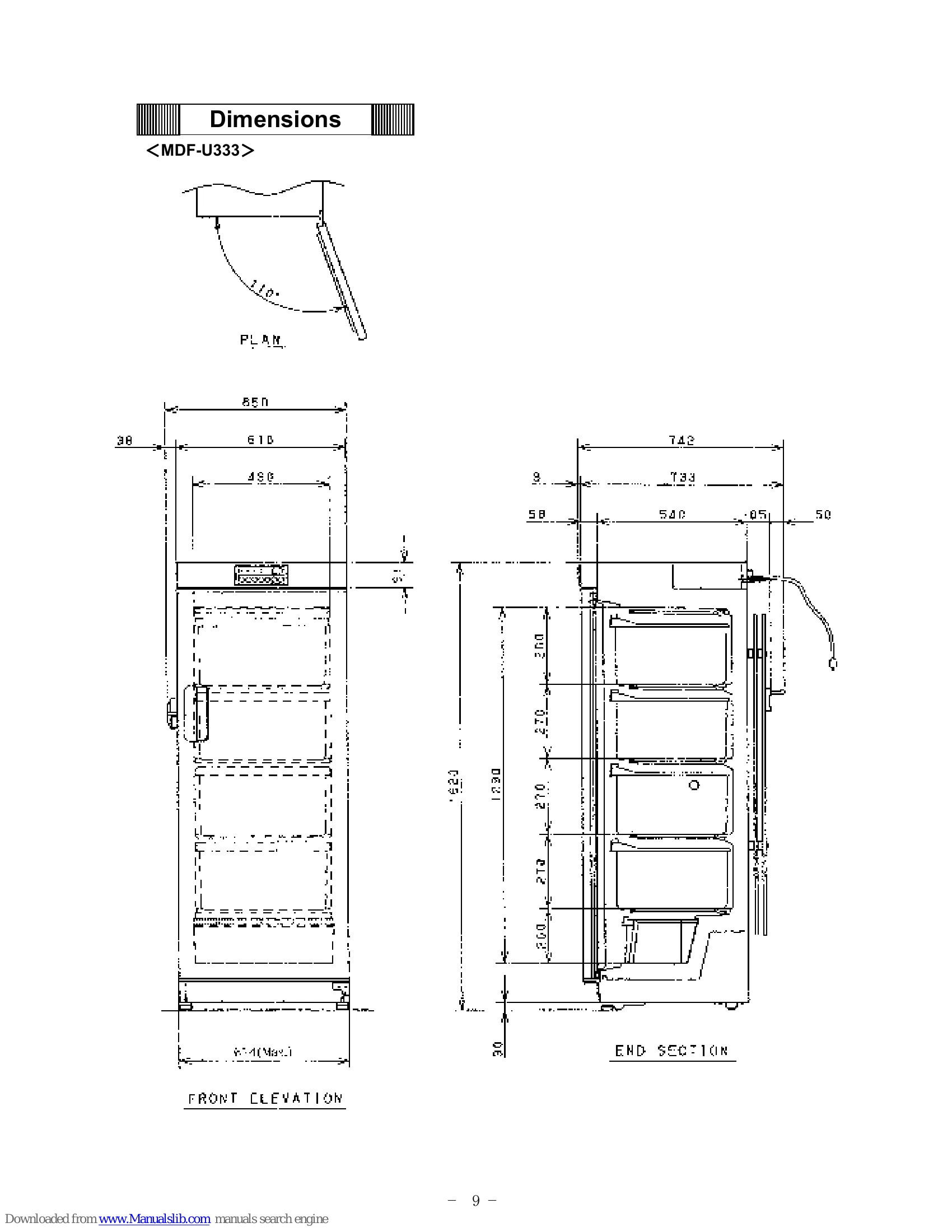 Manual for MDF-U333