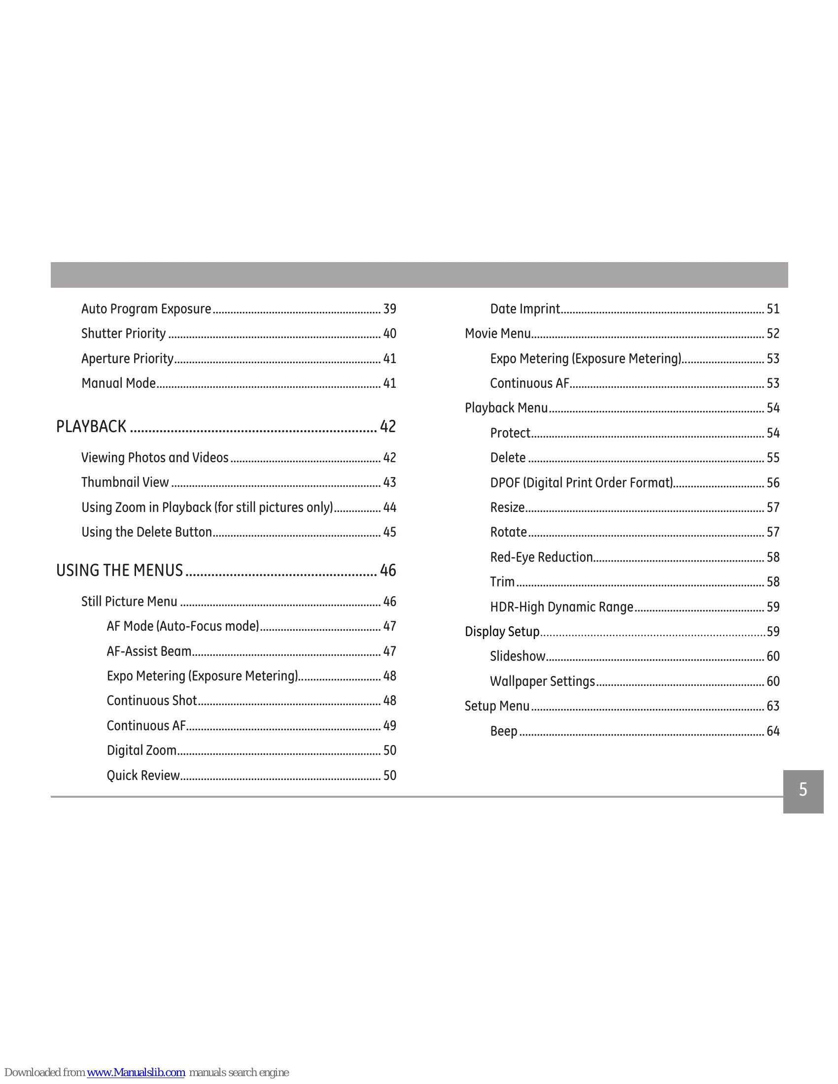 Manual for X400
