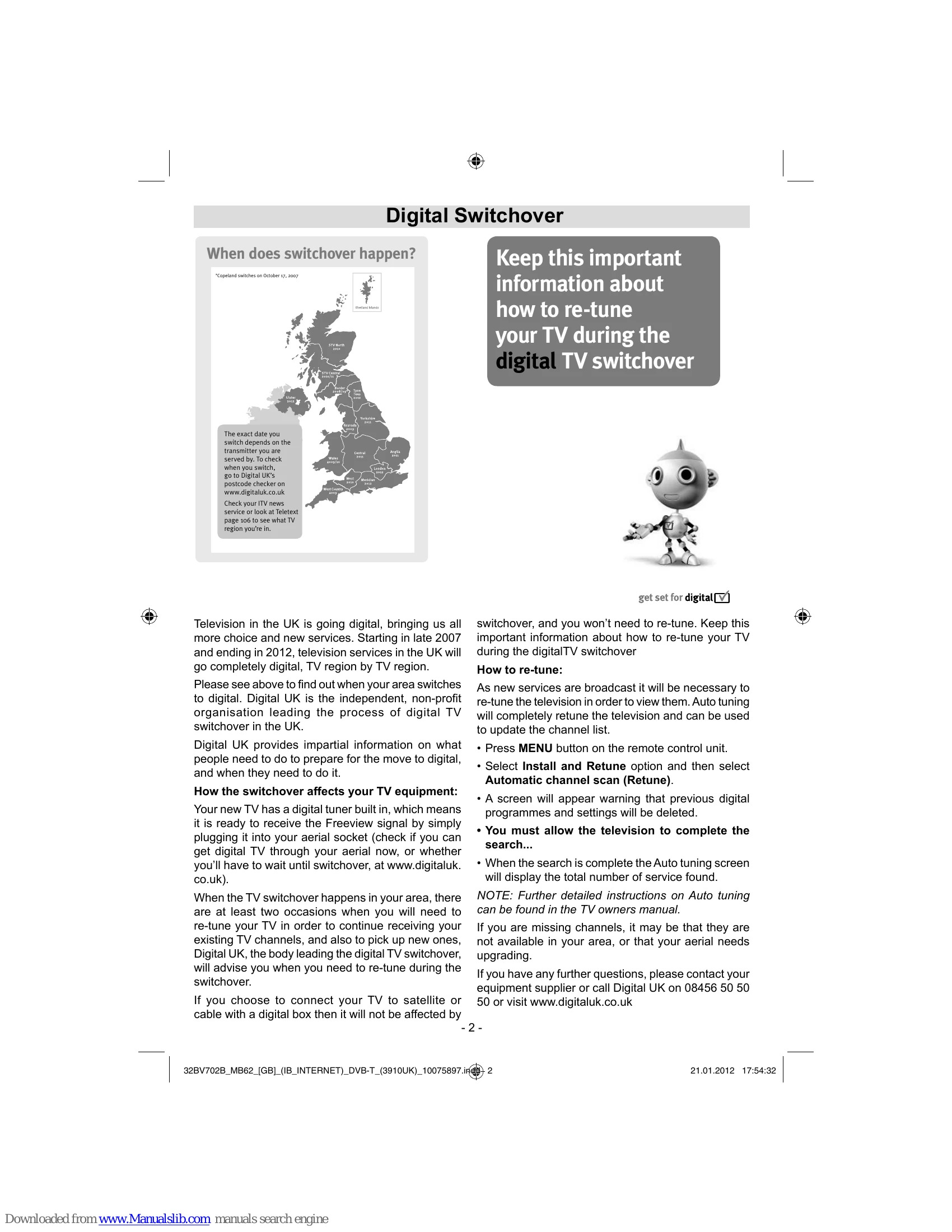 Manual for 32BV702B