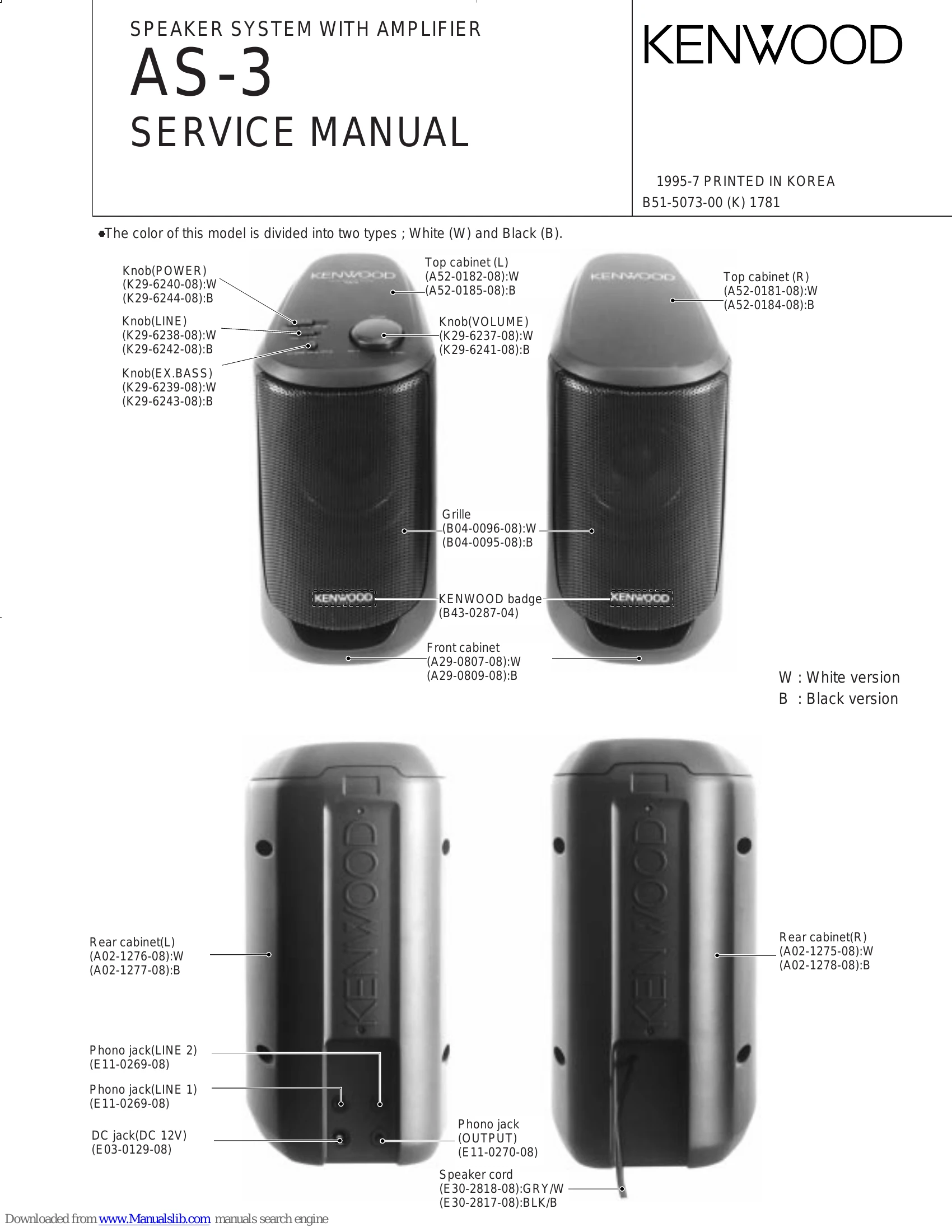 Parts/Service for AS-3
