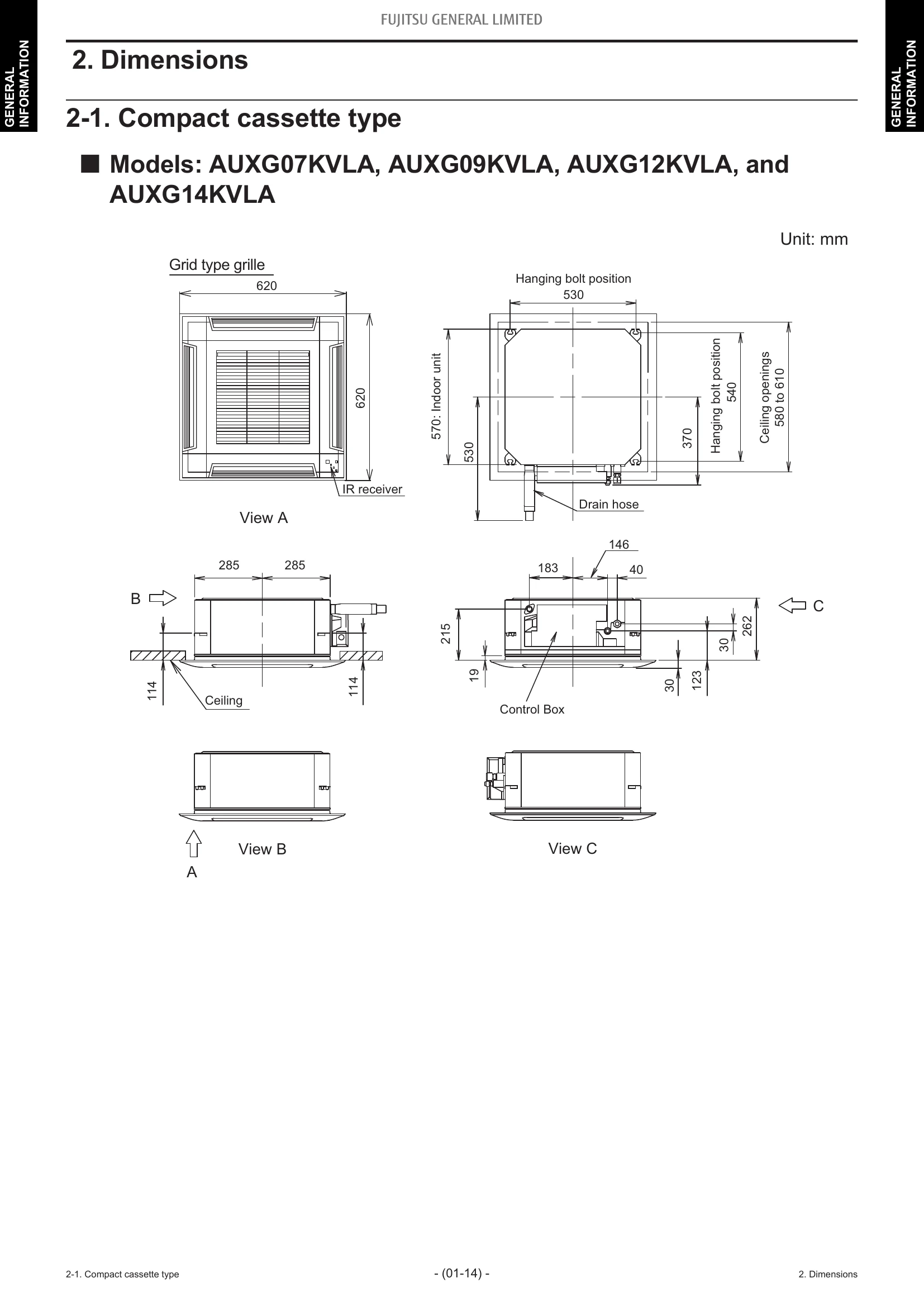 Manual for AUXG07KVLA