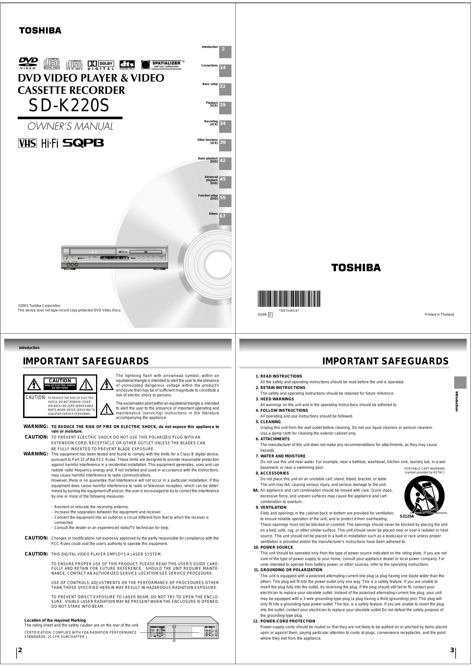 Manual for SD-K220U