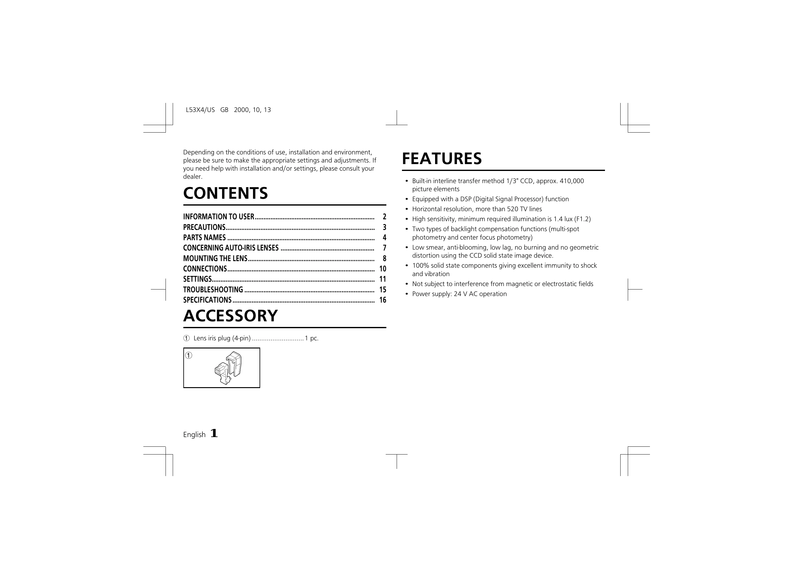 Manual for VCC-6574