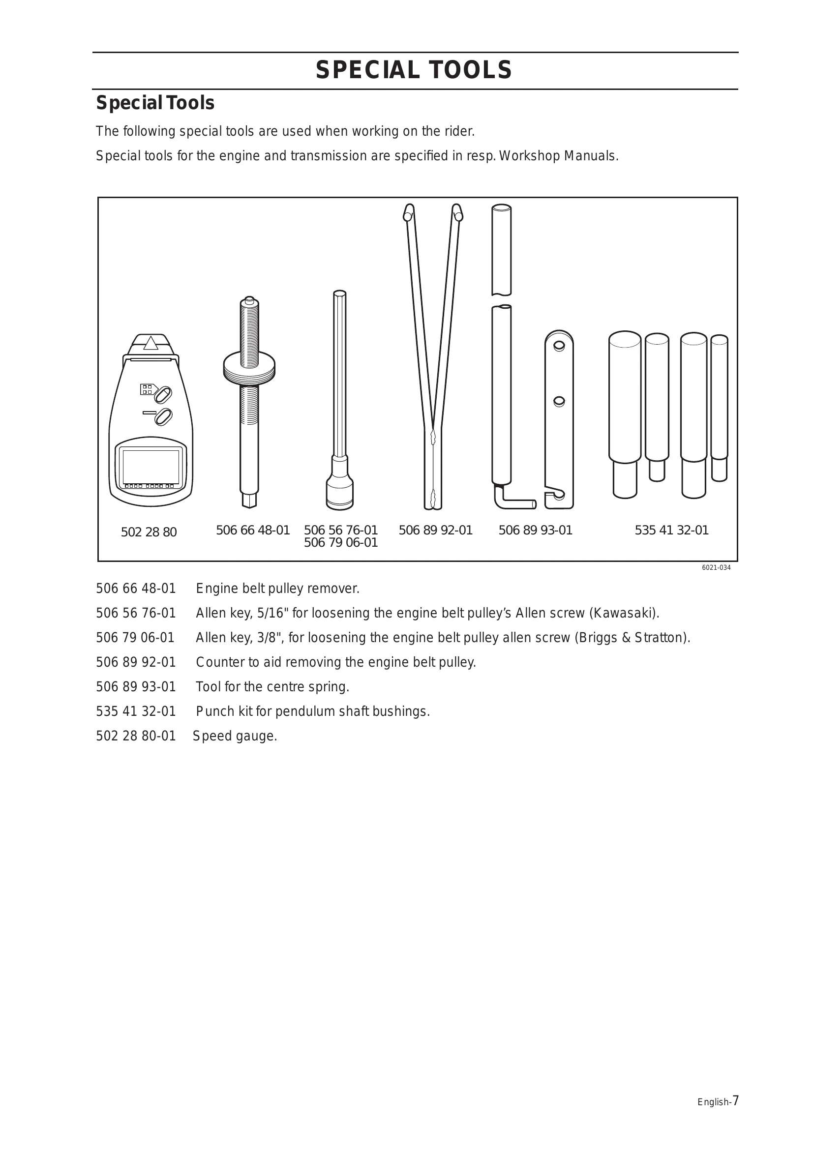 Manual for Rider 16C AWD, Rider 18 AWD, Rider 15T/s AWD