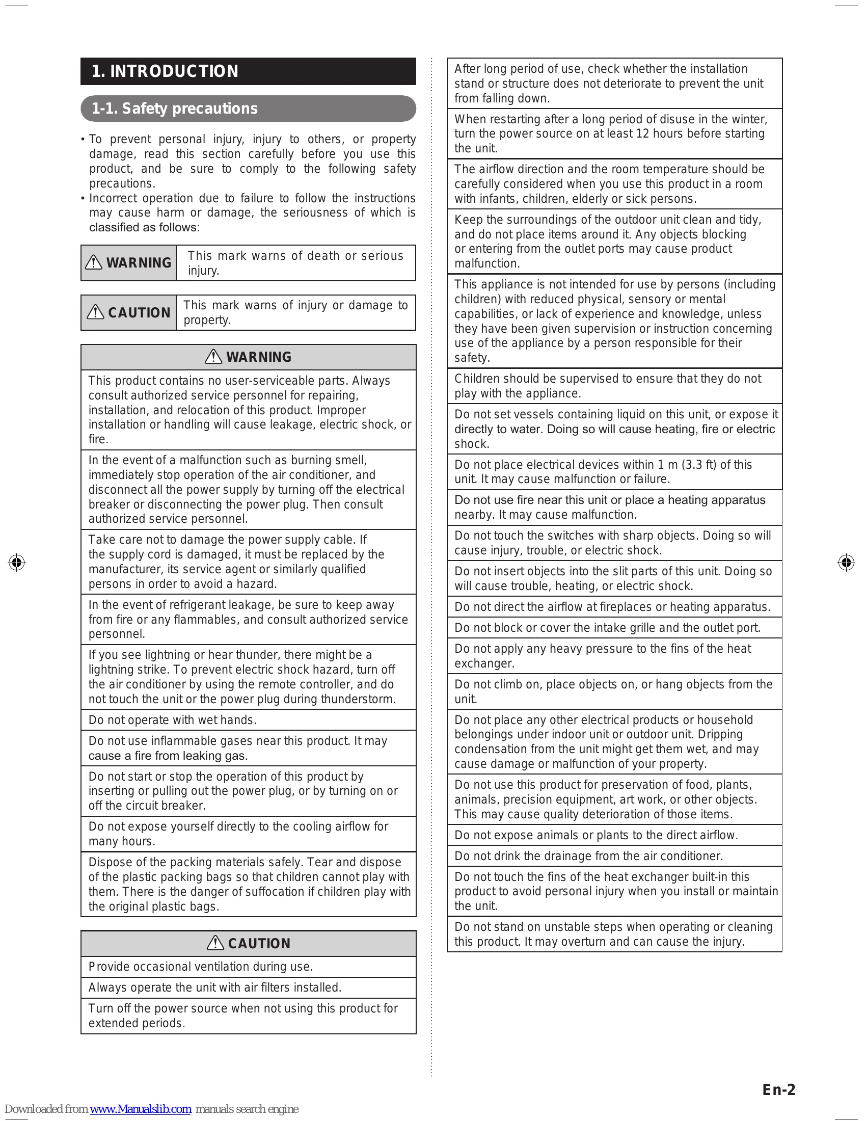 Manual for ARTG30LHTA