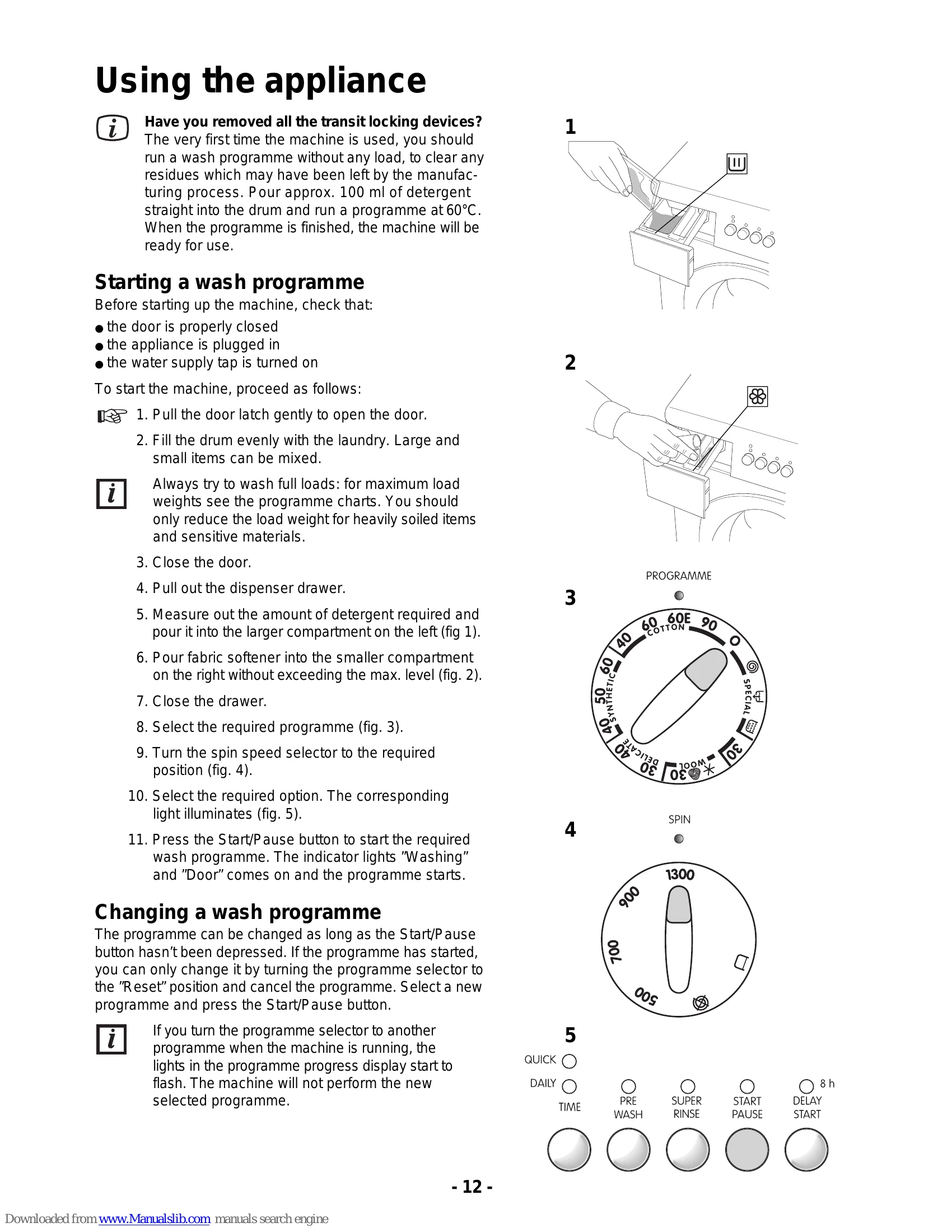 Manual for ZWC 1300W