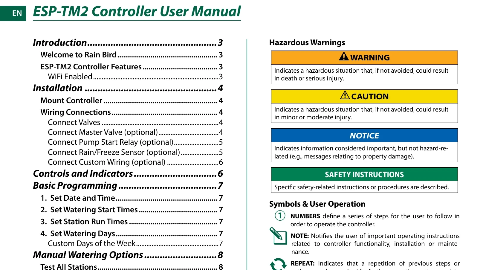 Manual for ESP-TM2 - Troubleshooting and error codes + PDF Download