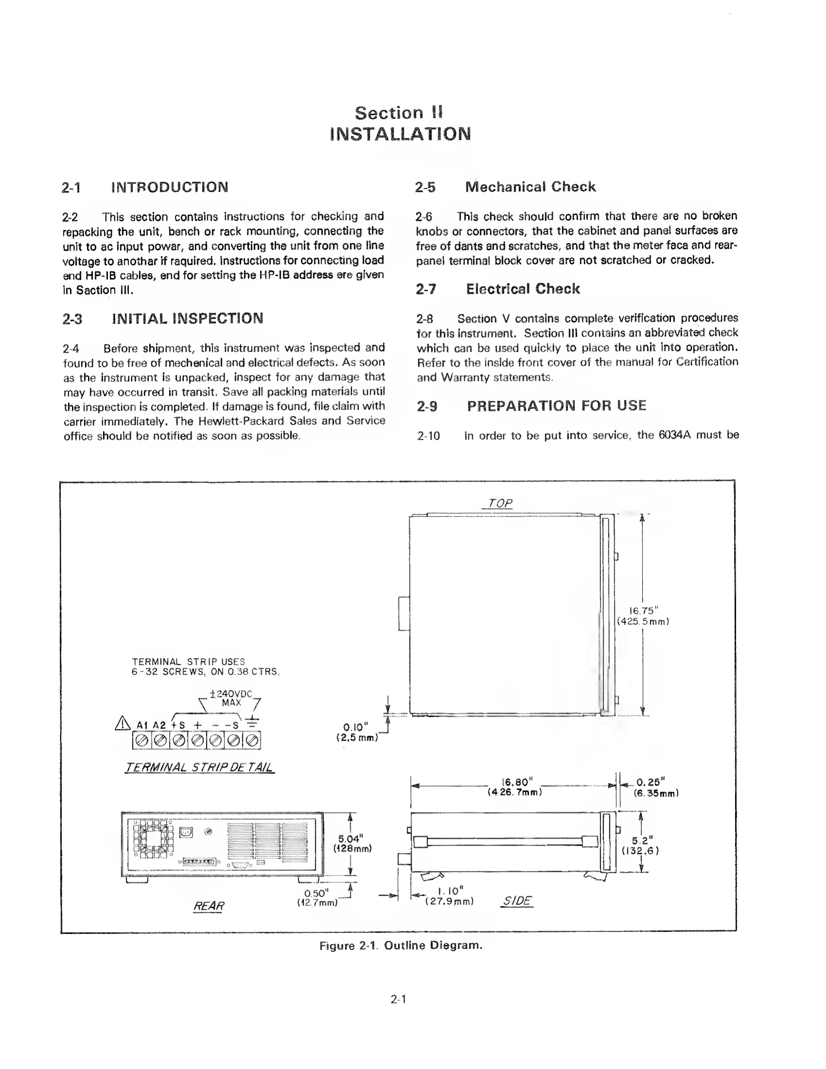 Manual for 6034A