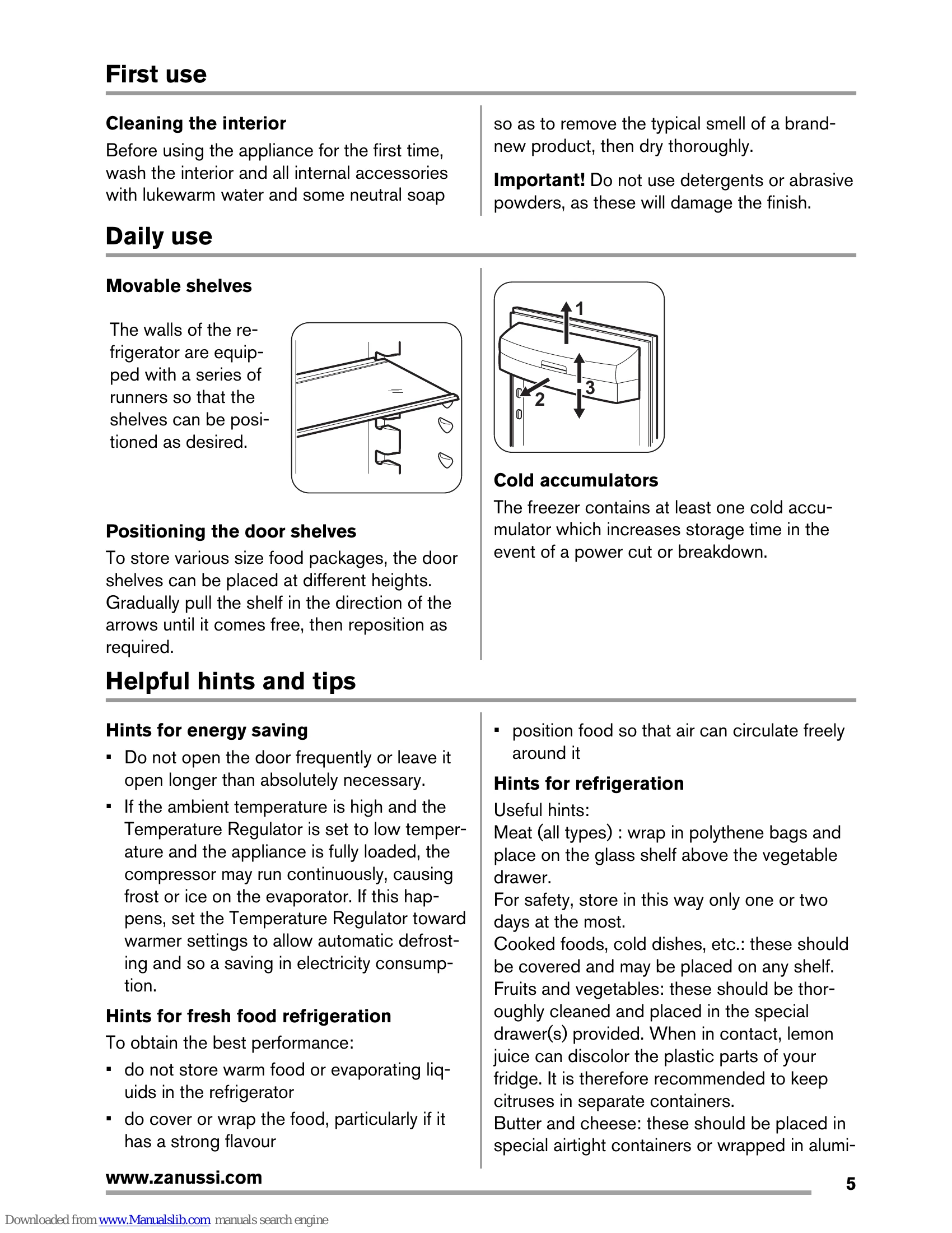 Manual for ZBB28651SA