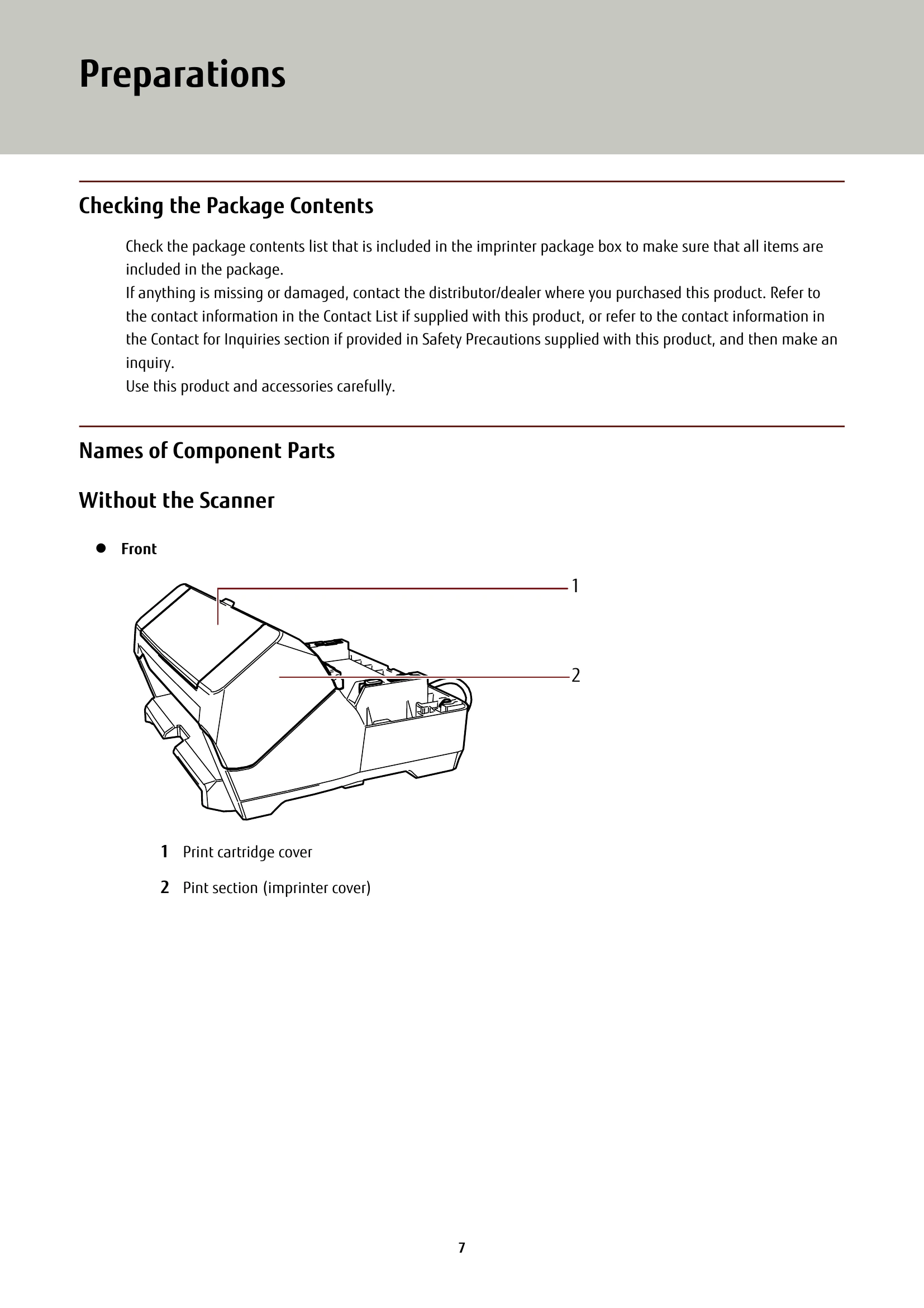 Manual for fi-819PRB