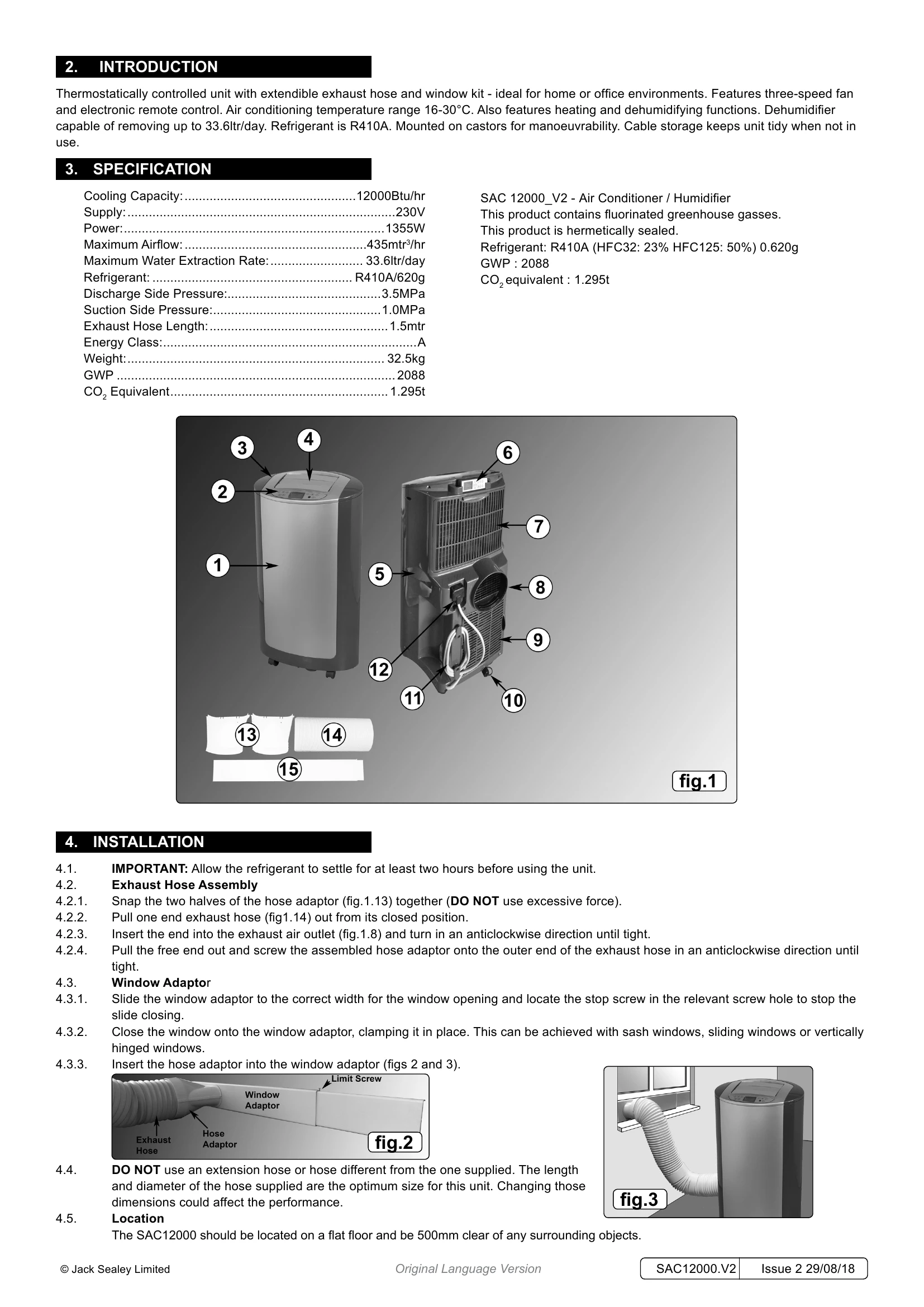 Manual for SAC12000.V2