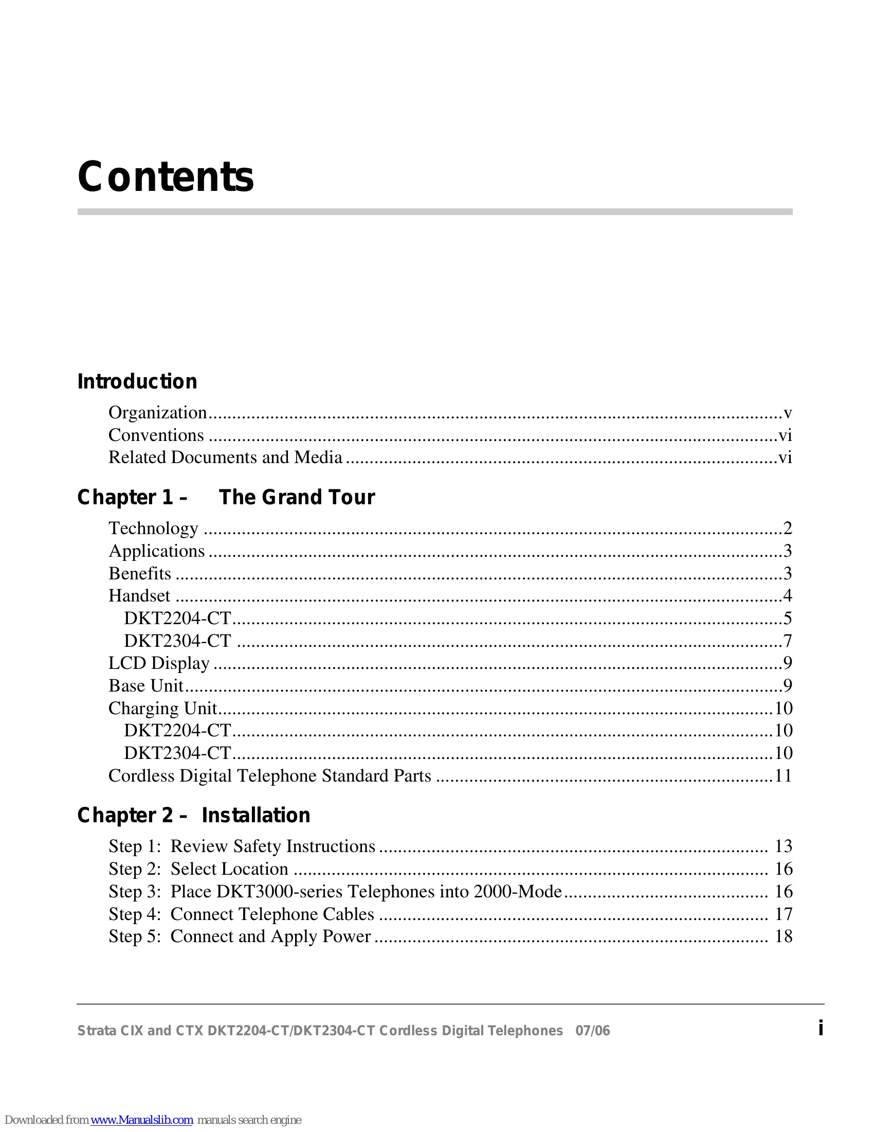 Manual for DKT2204-CT/DKT2304-CT