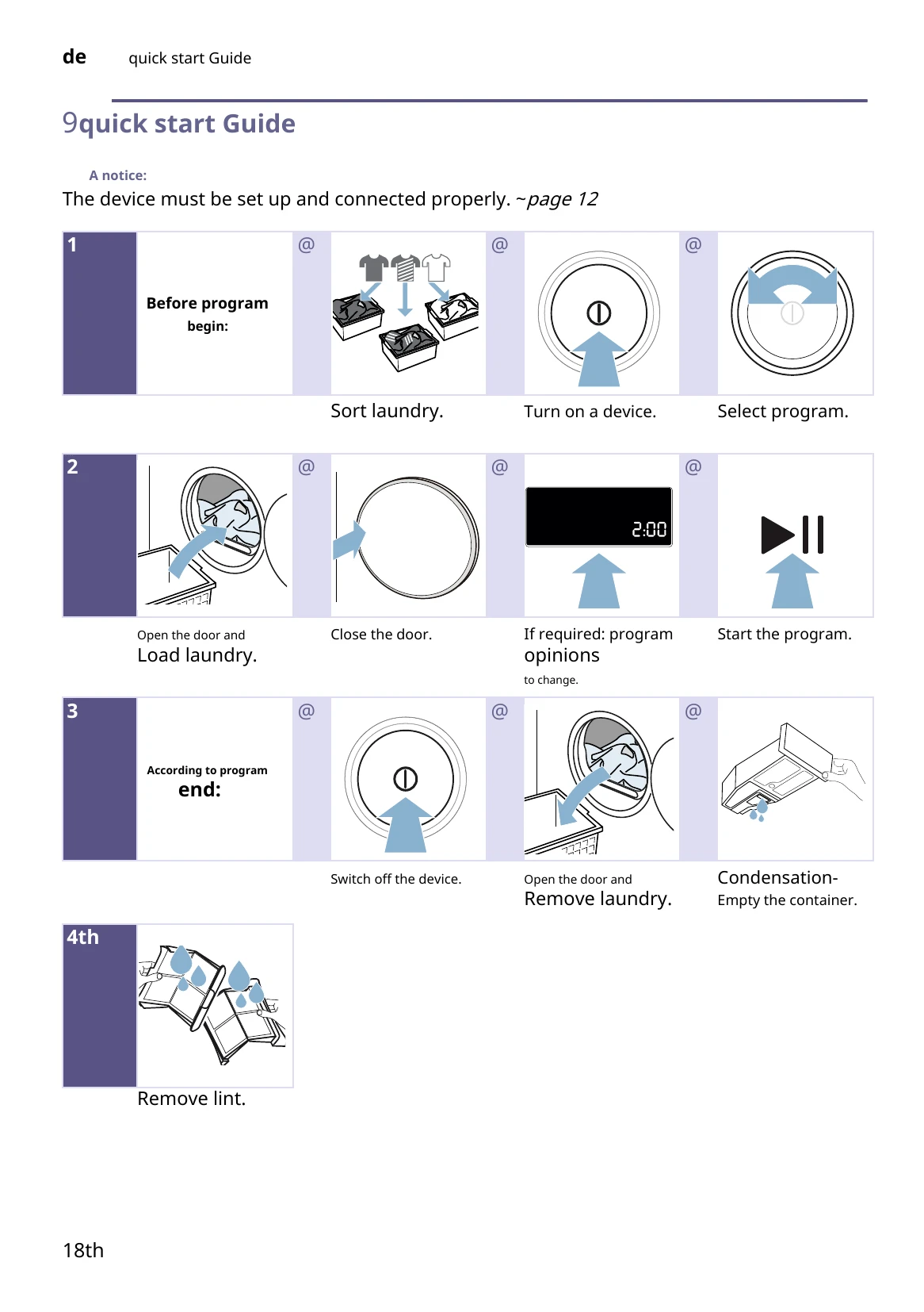 Manual for WT47W5W0