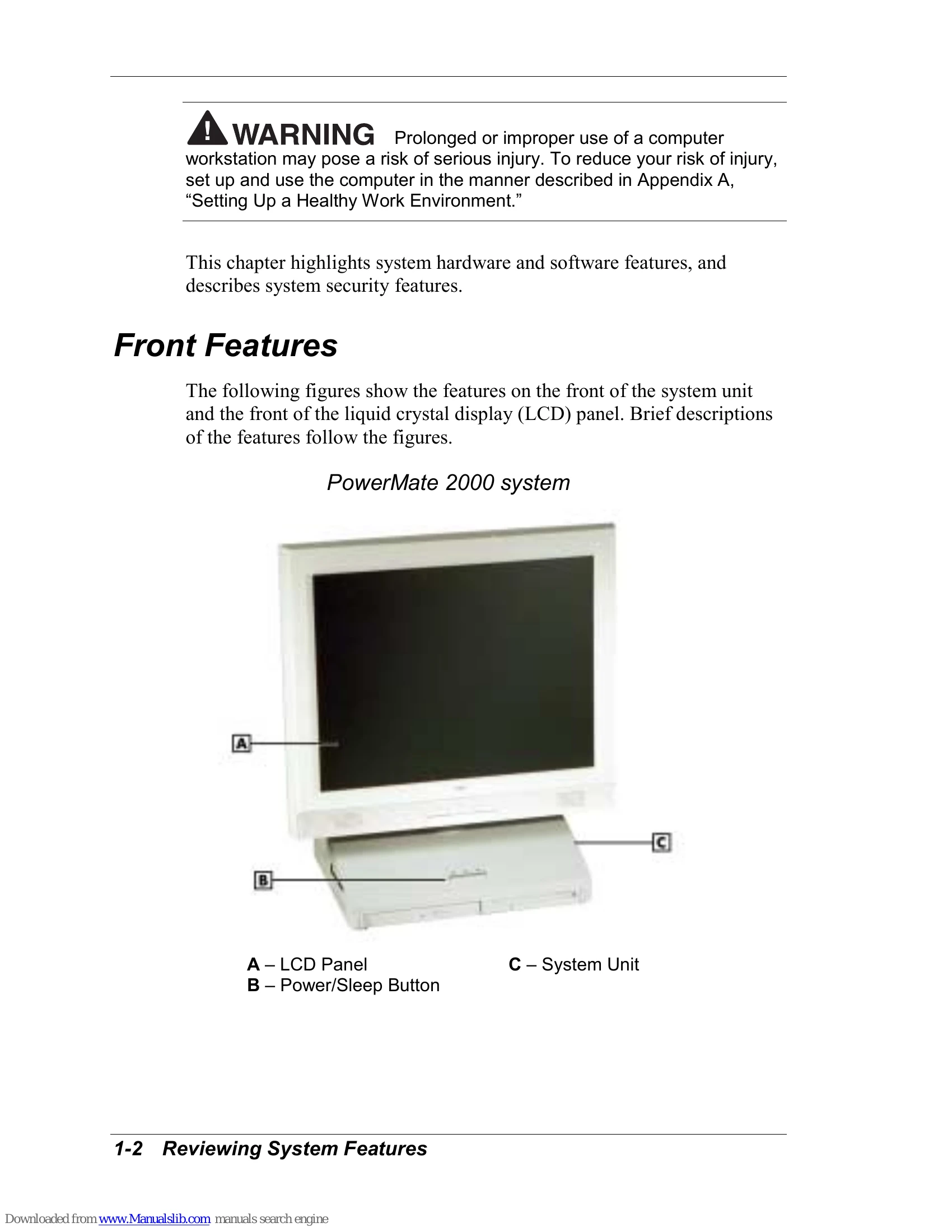 Manual for POWERMATE 2000 SERIES