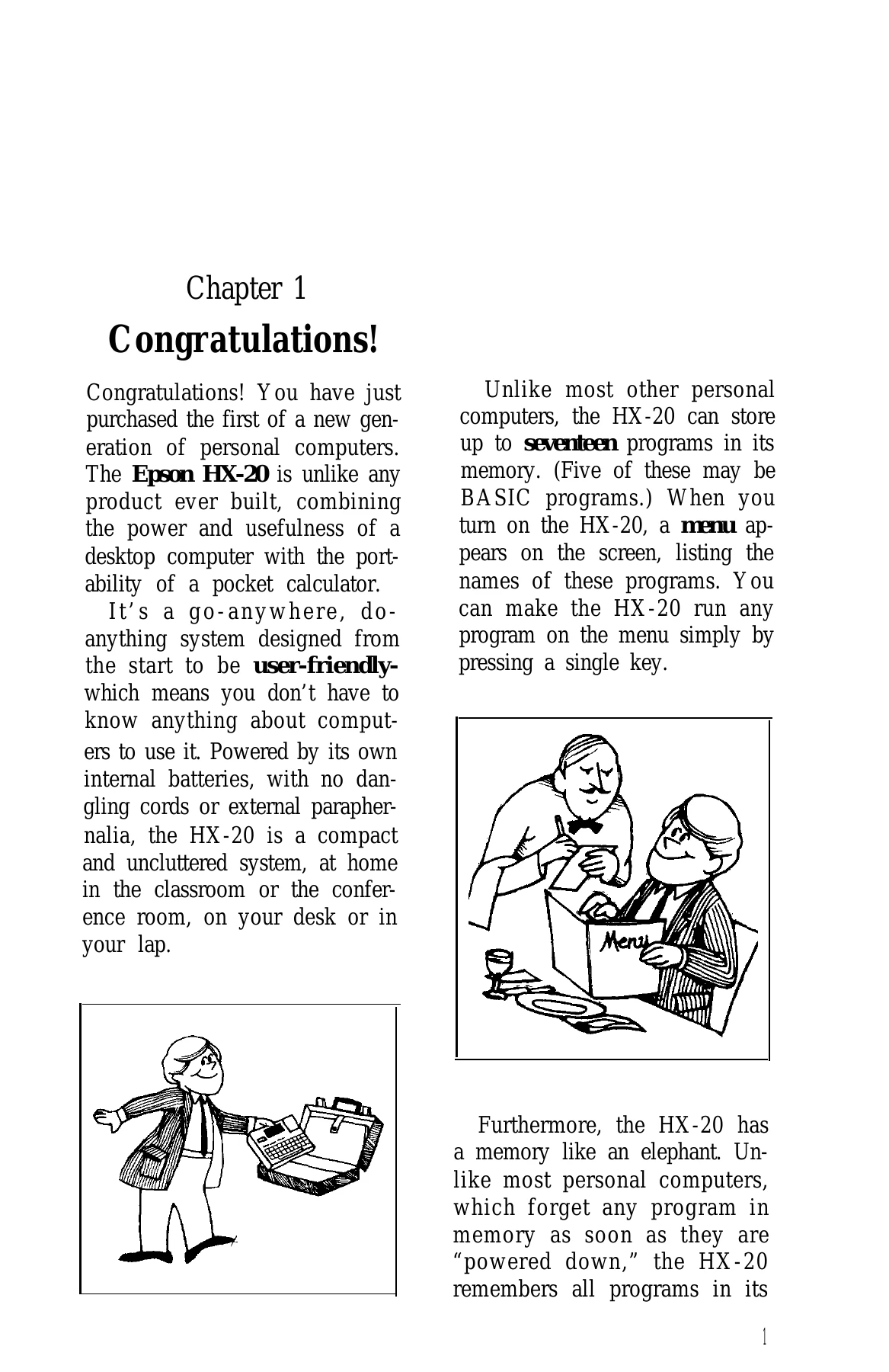 Manual for HX-20