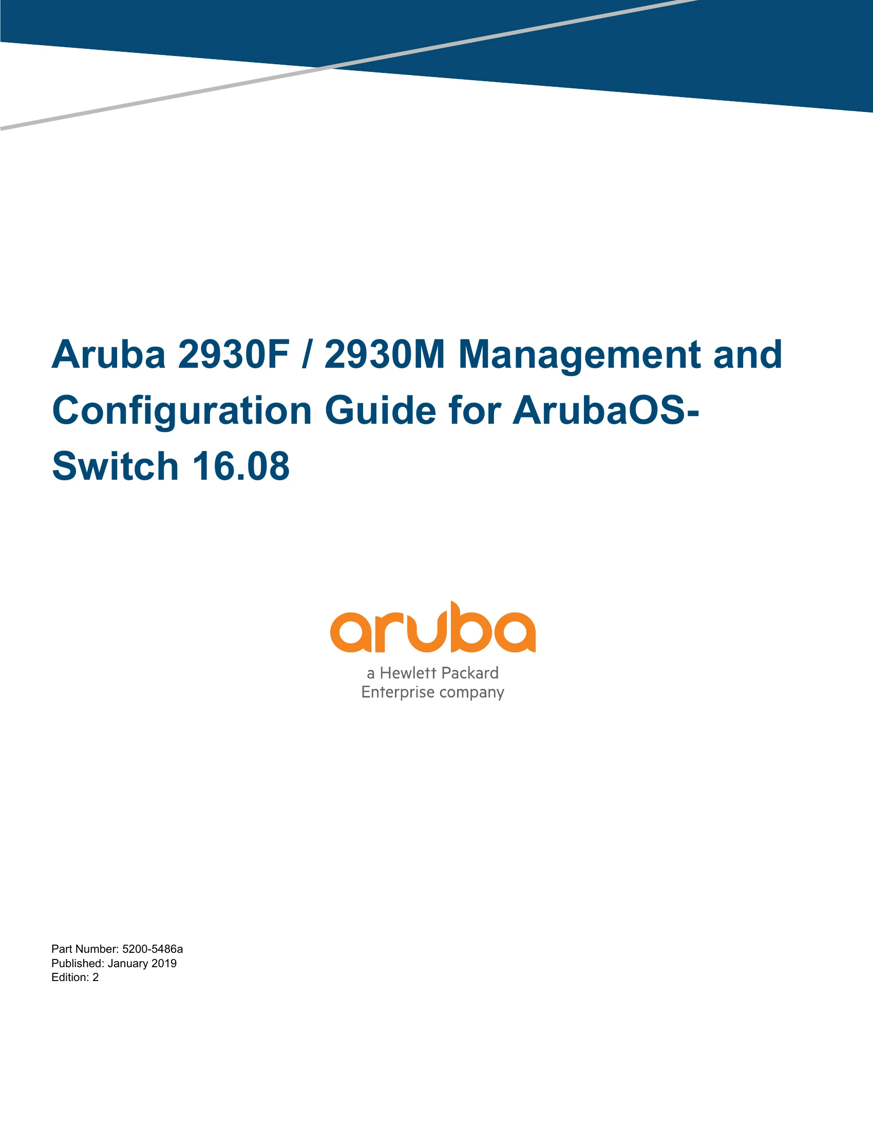 Manual for 2930F / 2930M