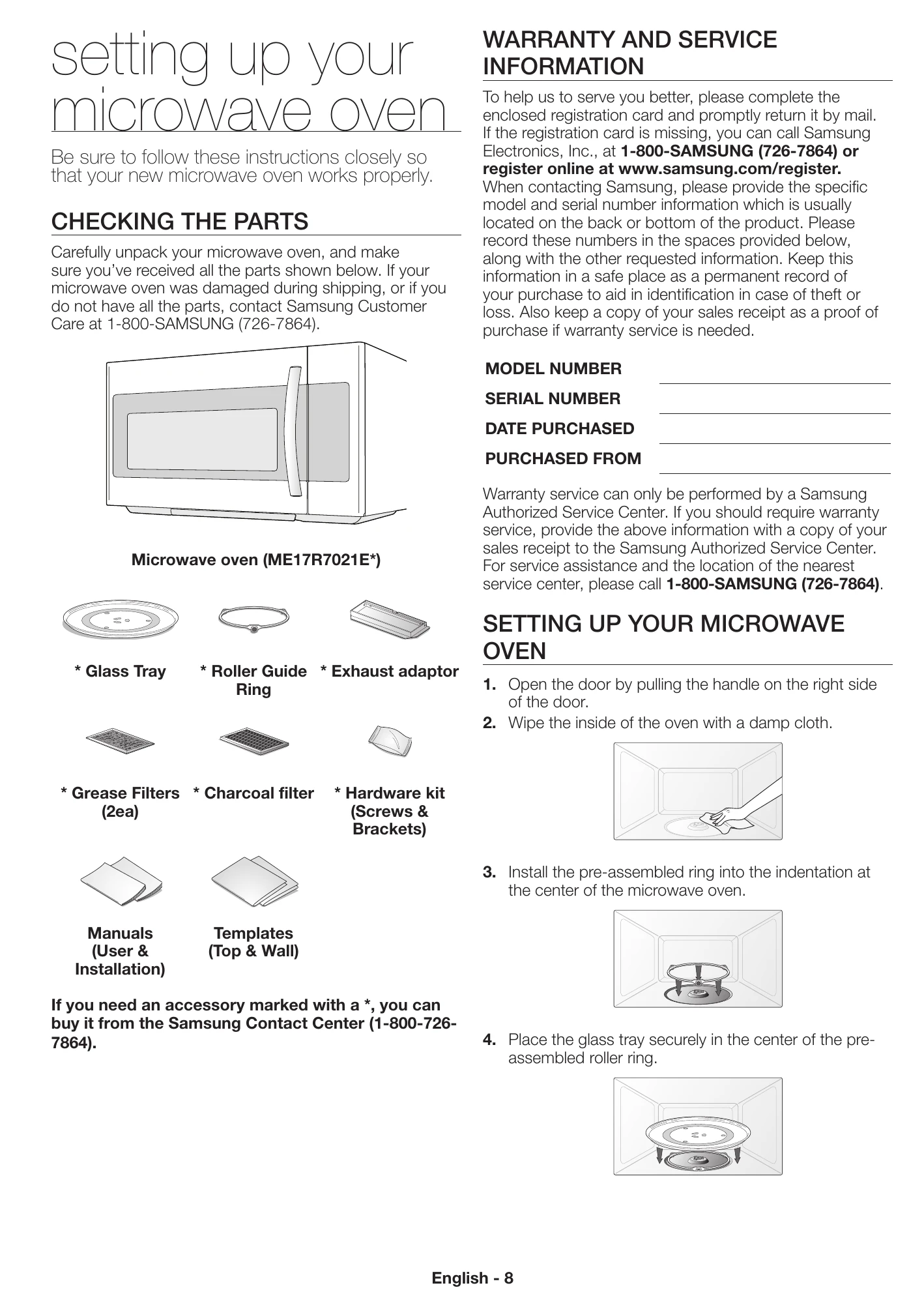 Manual for ME17R7021E*