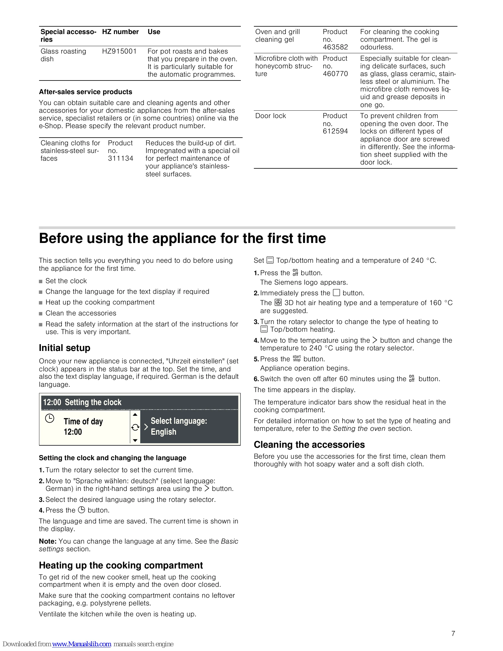 Manual for HB86P.75 HB86P585