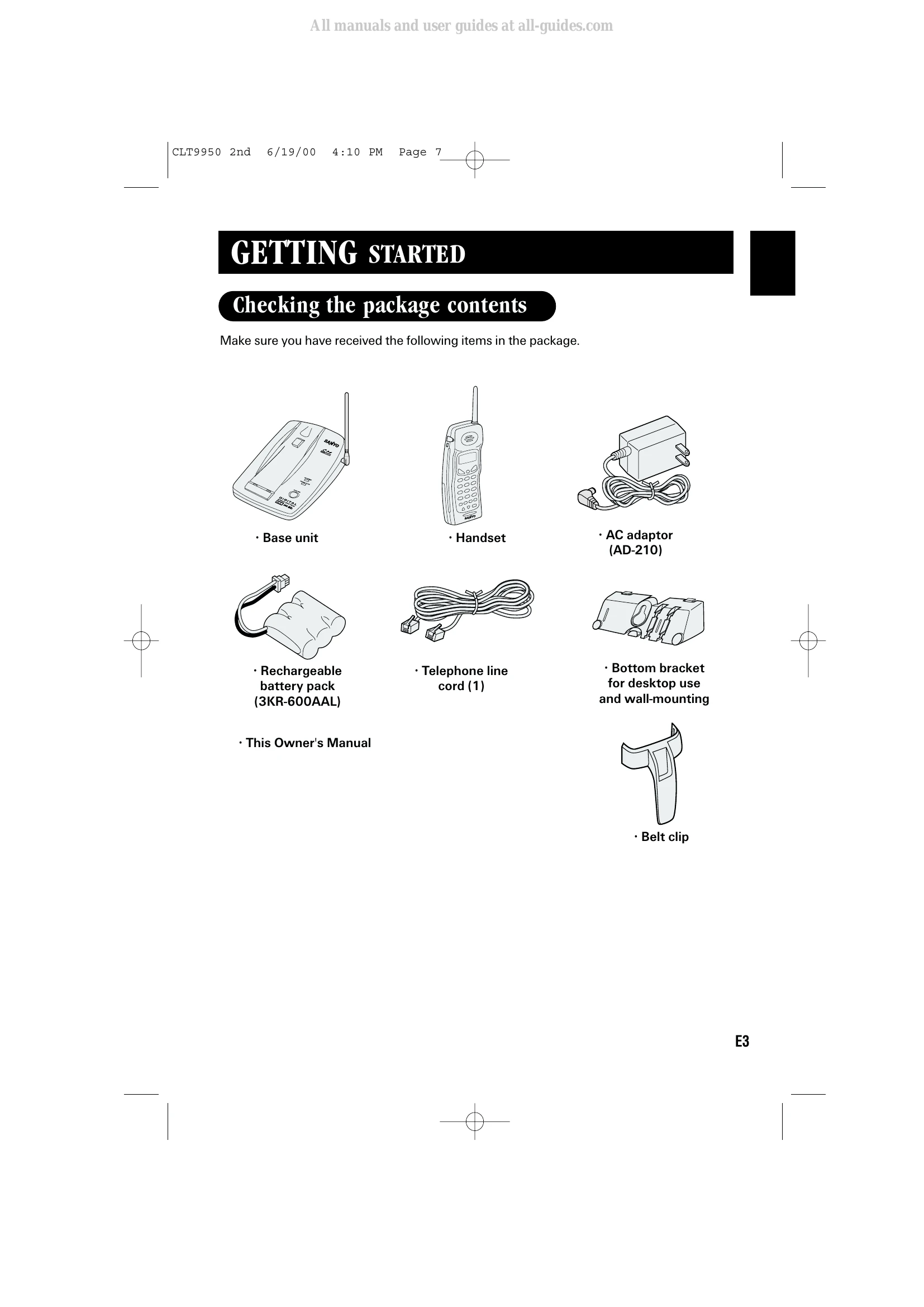 Manual for CLT-9950