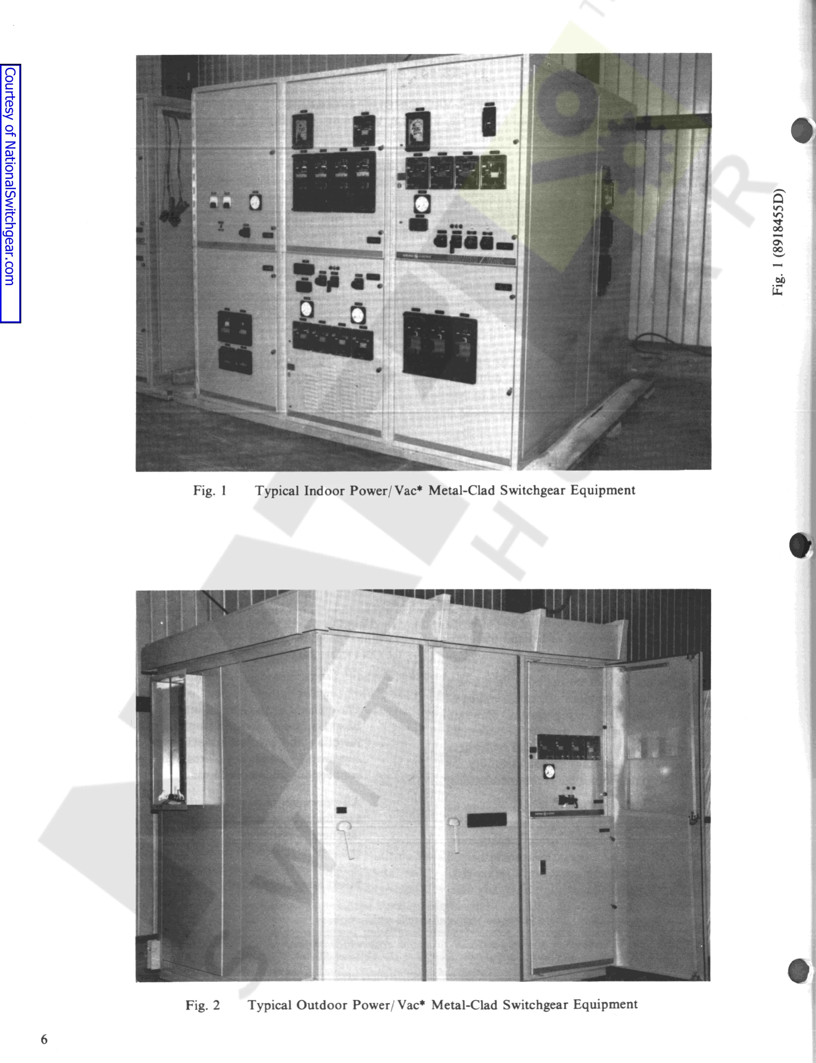 Manual for POWER/VAC* METAL-CLAD SWITCHGEAR TYPES 4.16 AND 13.8