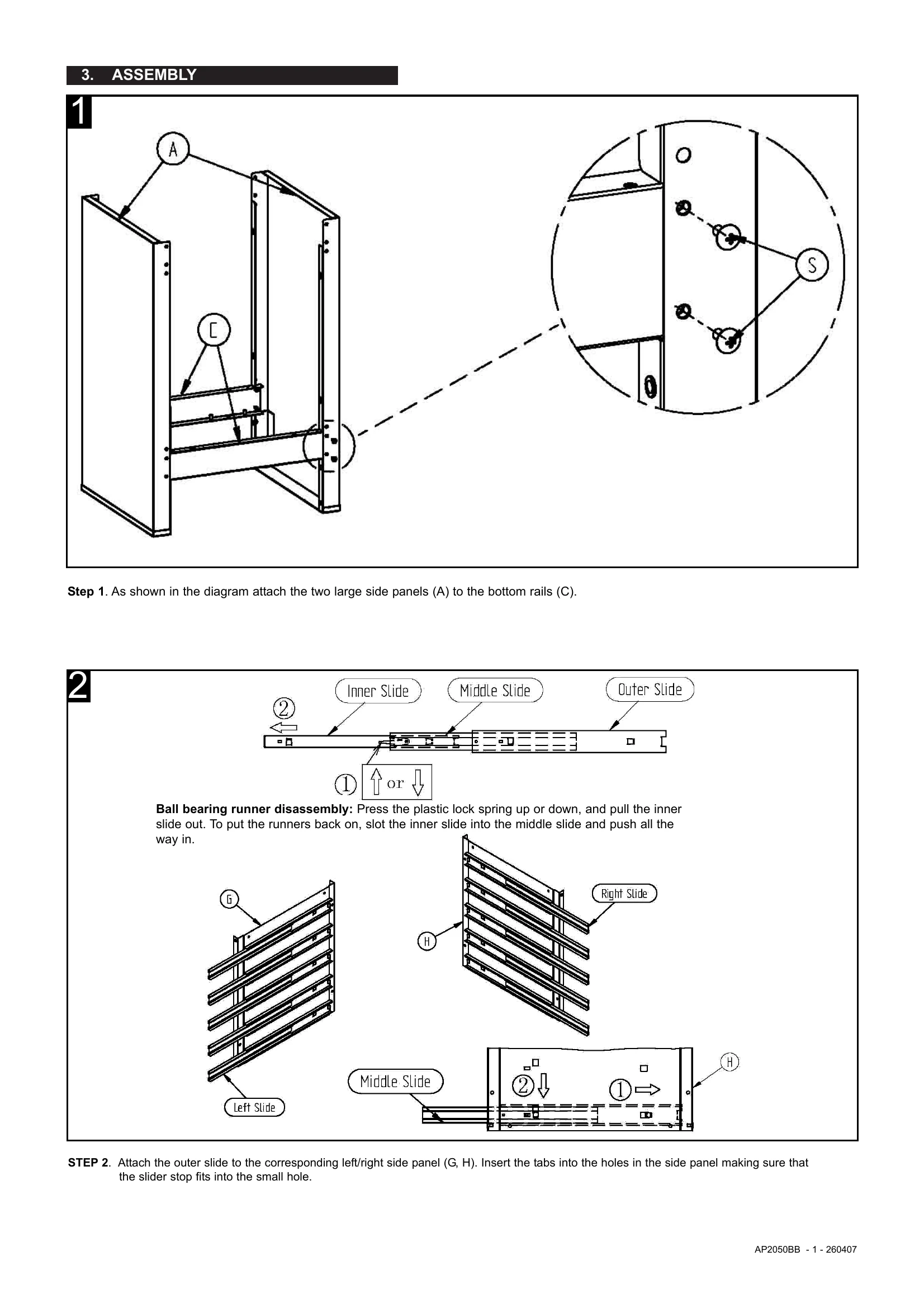 Manual for AP2050BB