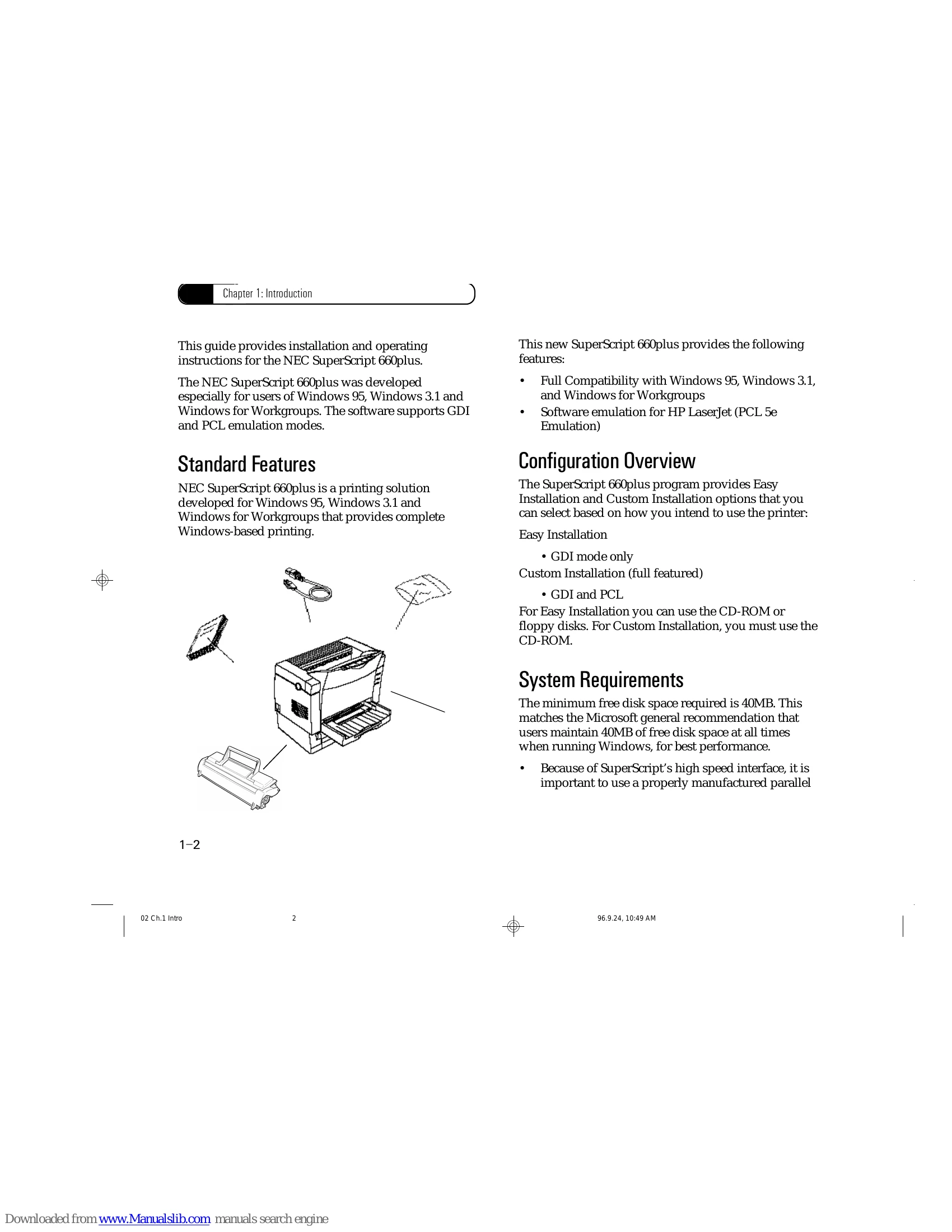 Manual for SuperScript 660Plus